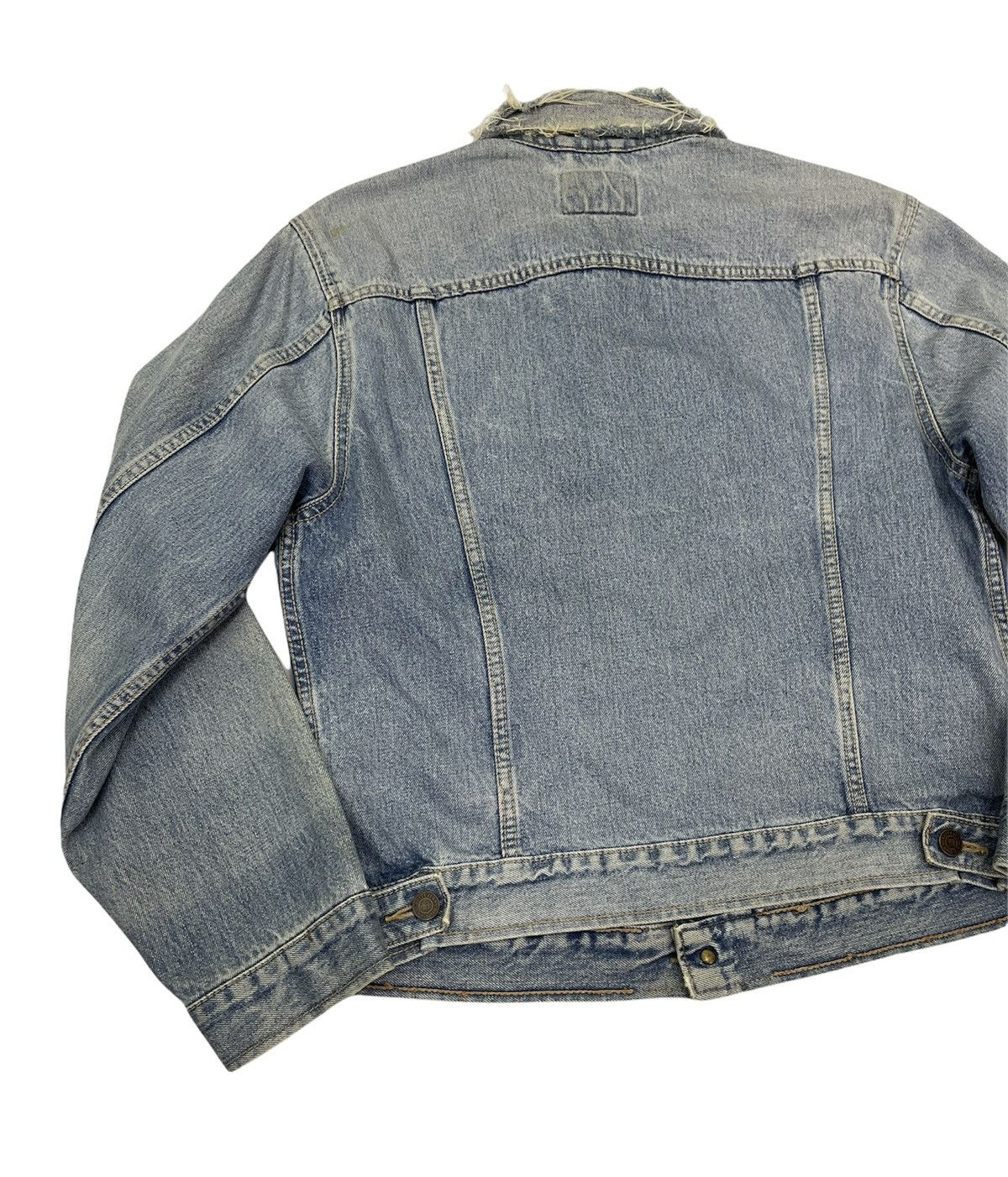 Vintage VINTAGE BIG JOHN DISTRESSED TRUCKER DENIM JACKET Size US L / EU 52-54 / 3 - 9 Thumbnail