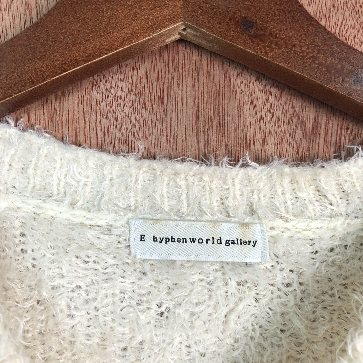 Japanese Brand Hypen World Gallery Shag Shaggy Fur Mohair Knitwear #6629 Size US S / EU 44-46 / 1 - 6 Thumbnail