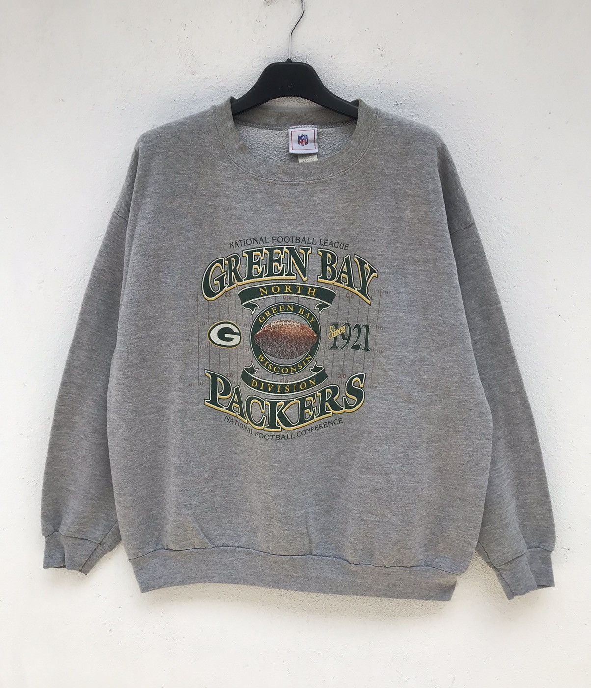 NFL × Vintage Vintage Green Bay Packers Wisconsin Sweatshirt Size US XL / EU 56 / 4 - 1 Thumbnail