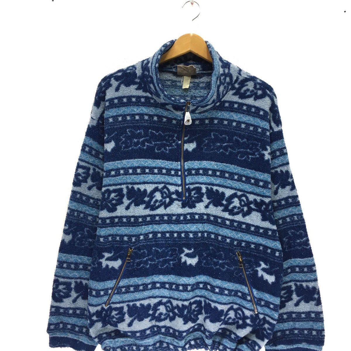 Water Buffalo Navajo Design Fleece