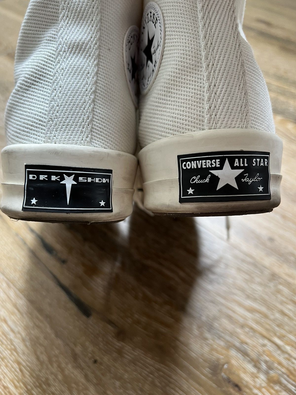 Converse × Rick Owens × Rick Owens Drkshdw Rick Owens Drkshdw Drkstar Converse Size US 9 / IT 39 - 5 Thumbnail