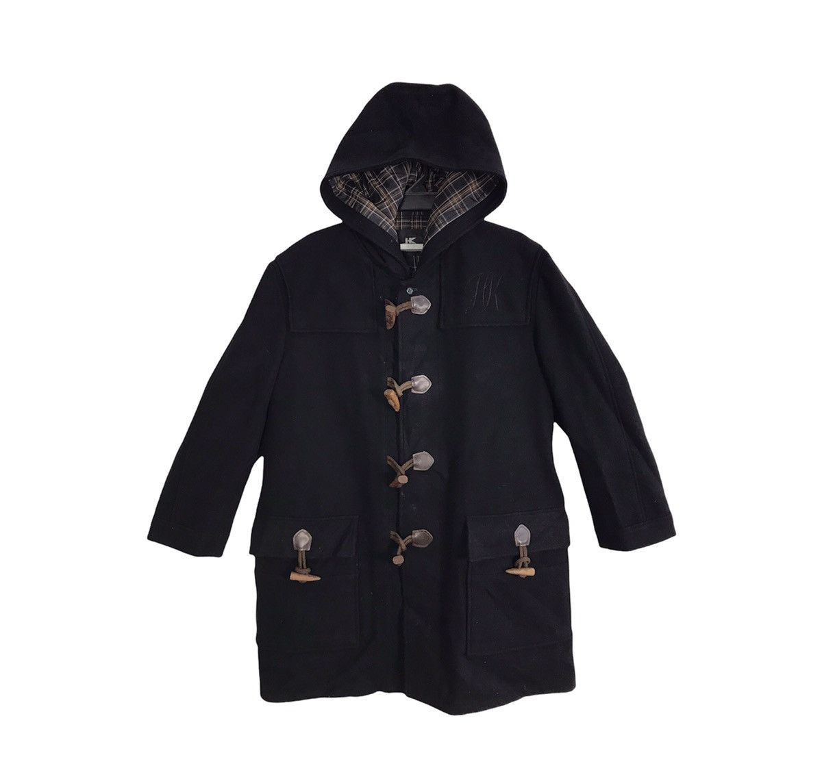 Hiroko Koshino Homme × Japanese Brand Hiroko Koshino School Wear Duffel Hoodies Classic Style Size US L / EU 52-54 / 3 - 1 Thumbnail
