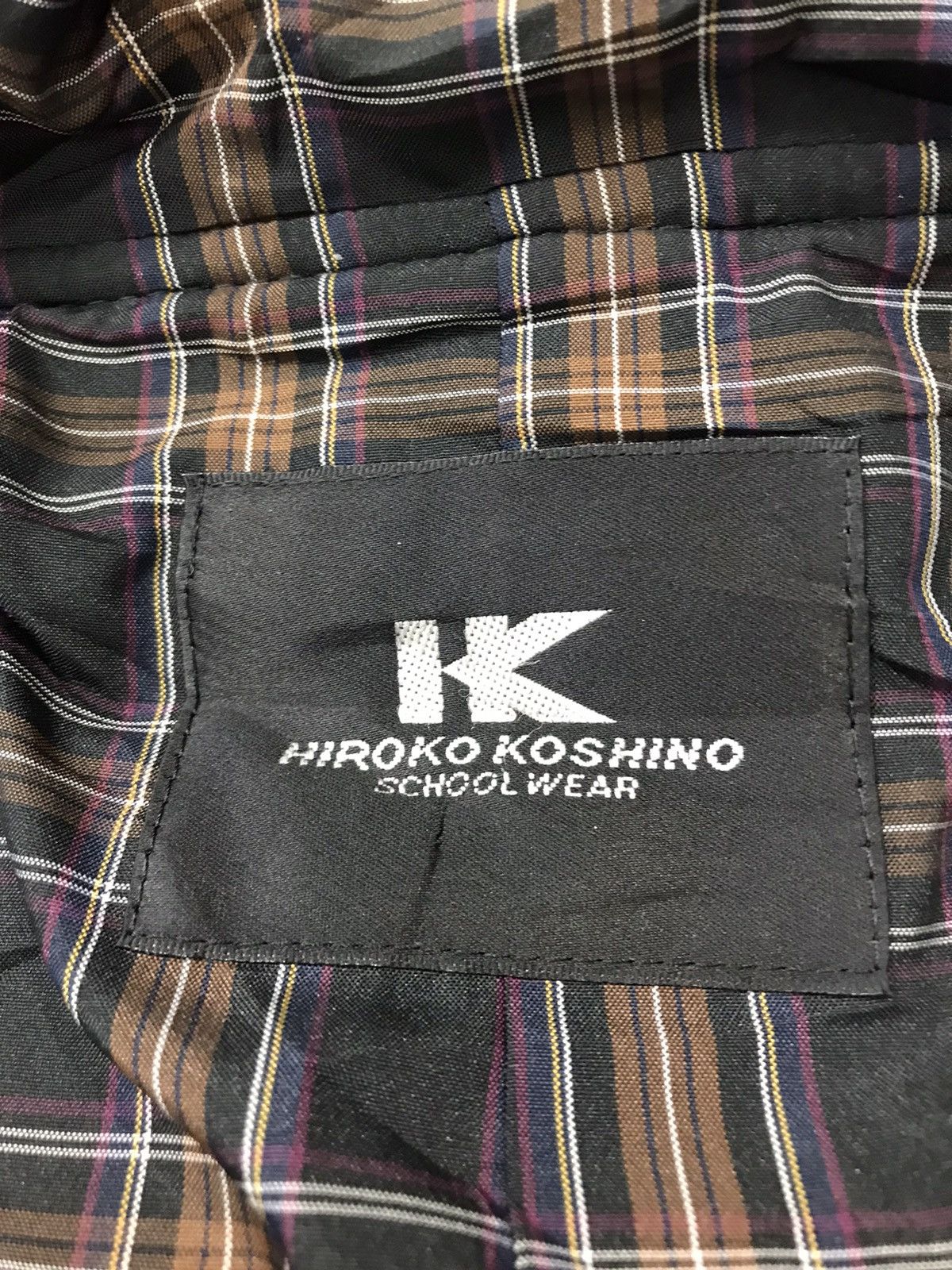 Hiroko Koshino Homme × Japanese Brand Hiroko Koshino School Wear Duffel Hoodies Classic Style Size US L / EU 52-54 / 3 - 6 Thumbnail