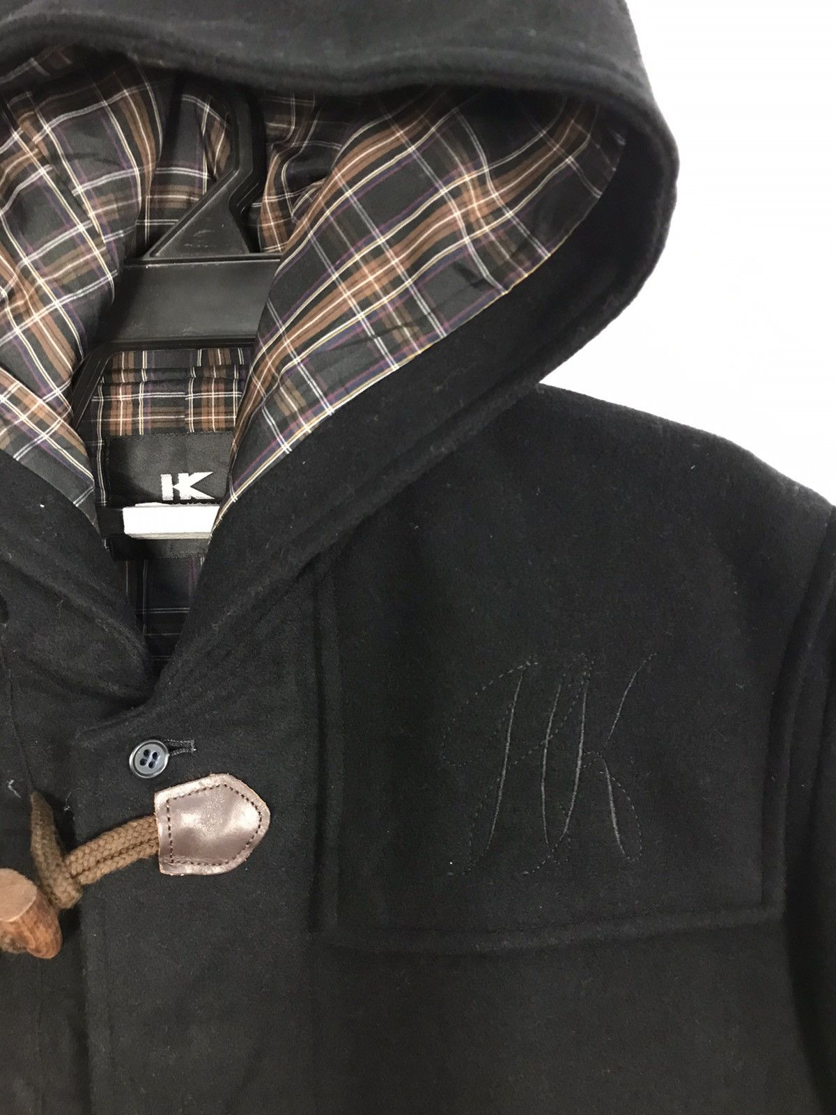 Hiroko Koshino Homme × Japanese Brand Hiroko Koshino School Wear Duffel Hoodies Classic Style Size US L / EU 52-54 / 3 - 4 Thumbnail