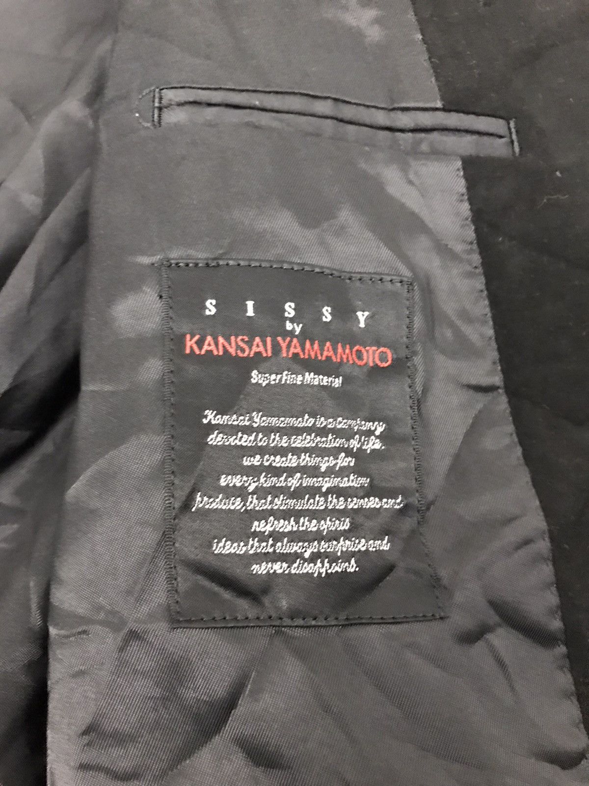Japanese Brand × Kansai Yamamoto Vintage Sissy By Kansai Yamamoto Blazer Coat Japanese Brand Size 52R - 4 Thumbnail