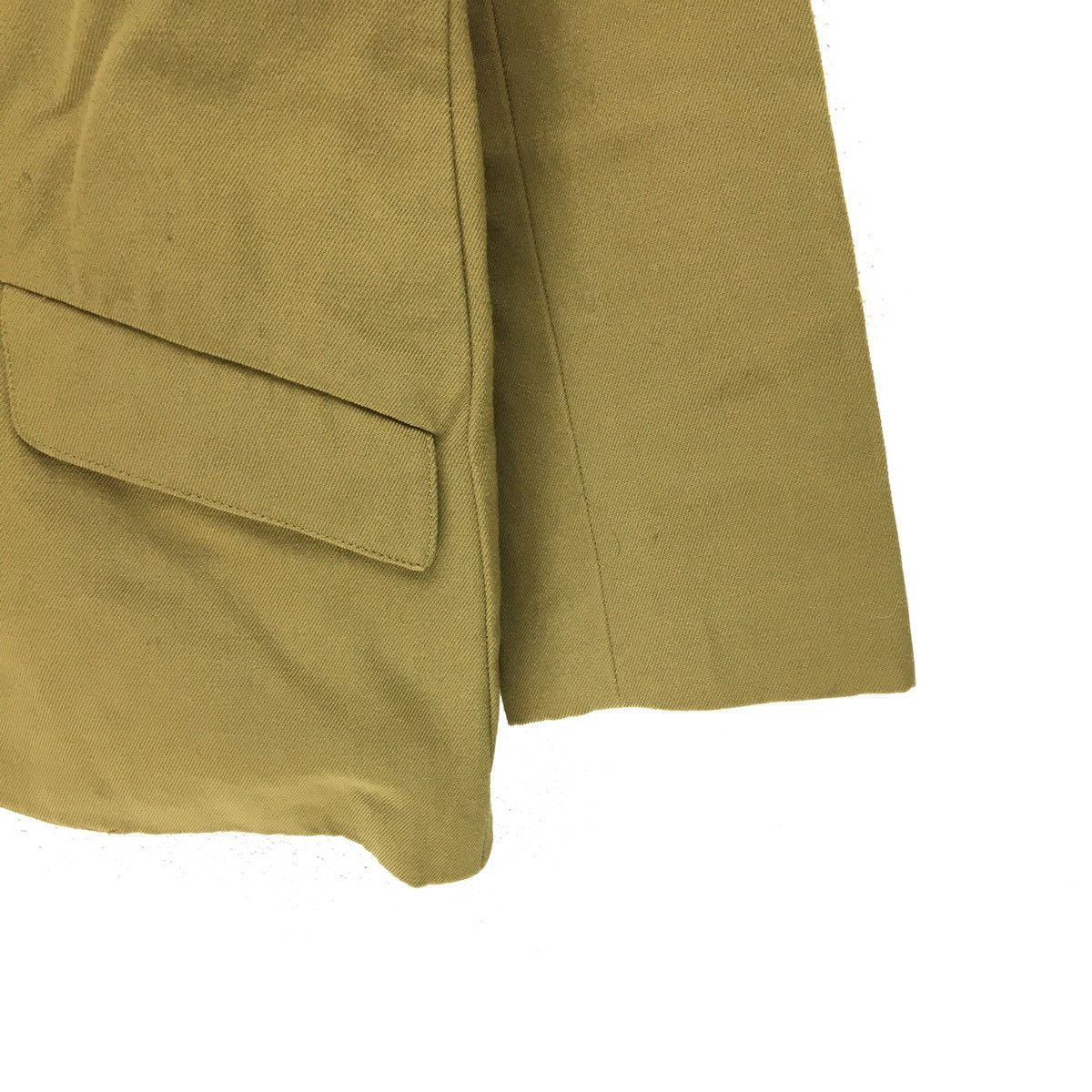 Designer × Thierry Mugler THIERRY MUGLER Olive Green Blazer Size S / US 4 / IT 40 - 7 Thumbnail