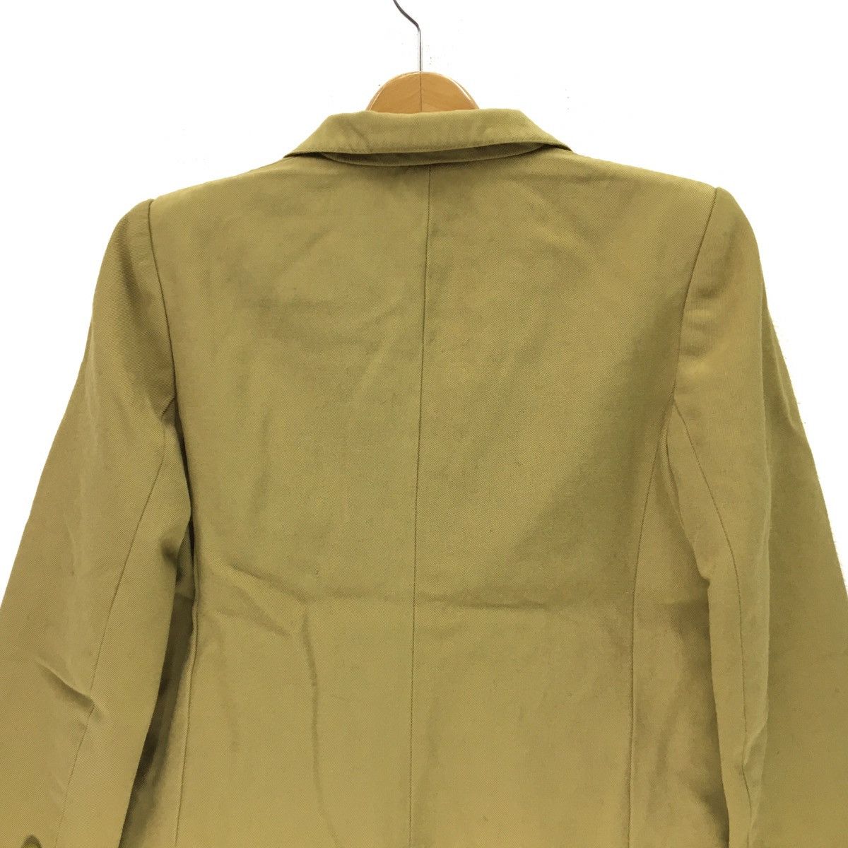 Designer × Thierry Mugler THIERRY MUGLER Olive Green Blazer Size S / US 4 / IT 40 - 4 Thumbnail