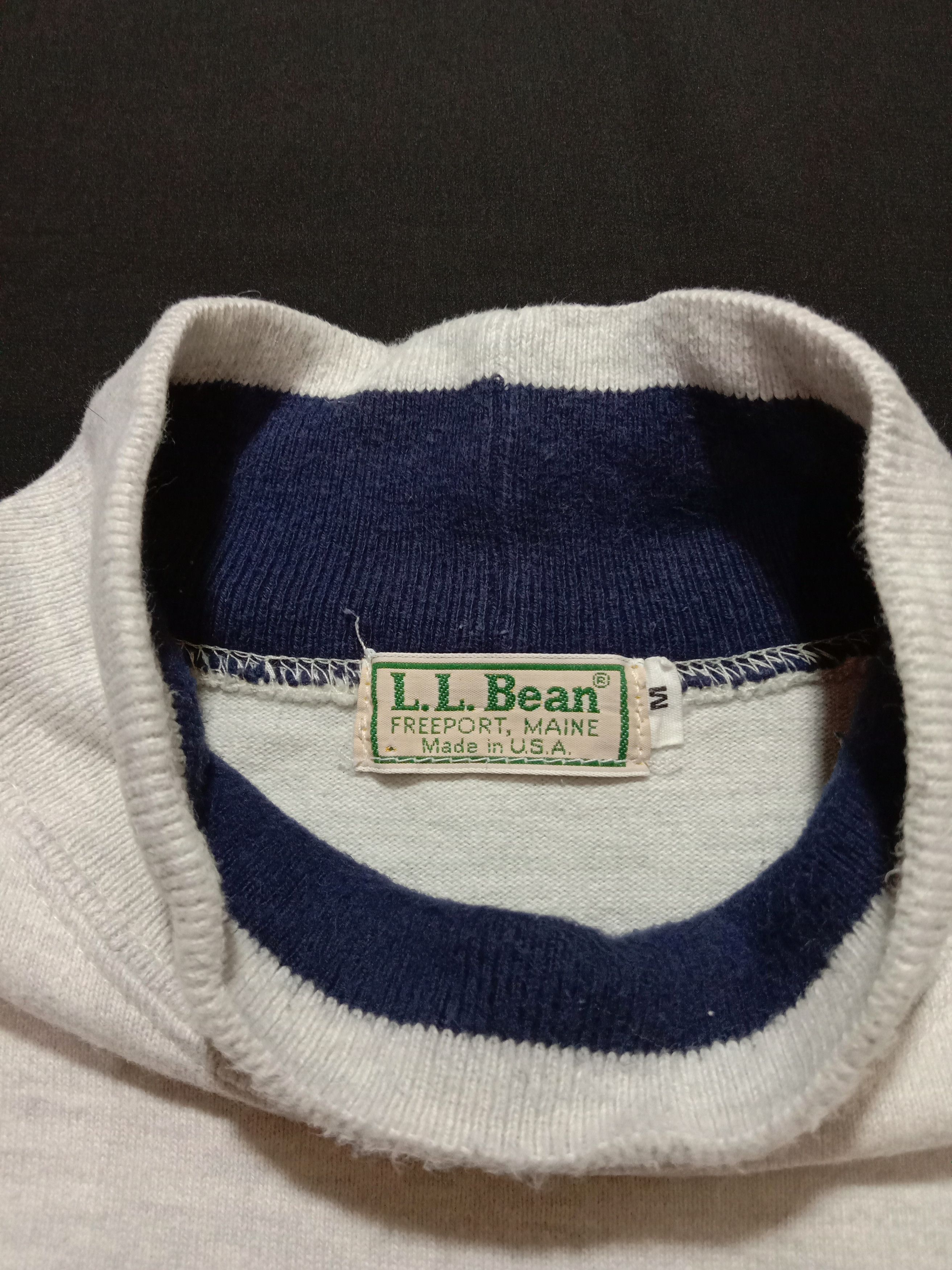 L.L. Bean L. L. BEAN Freeport Sweatshirt Stripe Design Made In USA Size US M / EU 48-50 / 2 - 2 Thumbnail