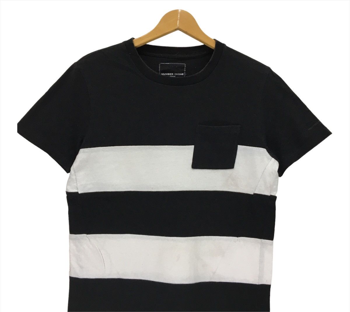 Designer NUMBER (N)ine Stripe Nice Design Plain Shirts Size XXS / US 00 / IT 34 - 3 Thumbnail