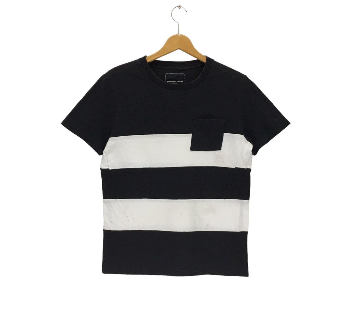 Designer NUMBER (N)ine Stripe Nice Design Plain Shirts Size XXS / US 00 / IT 34 - 1 Thumbnail