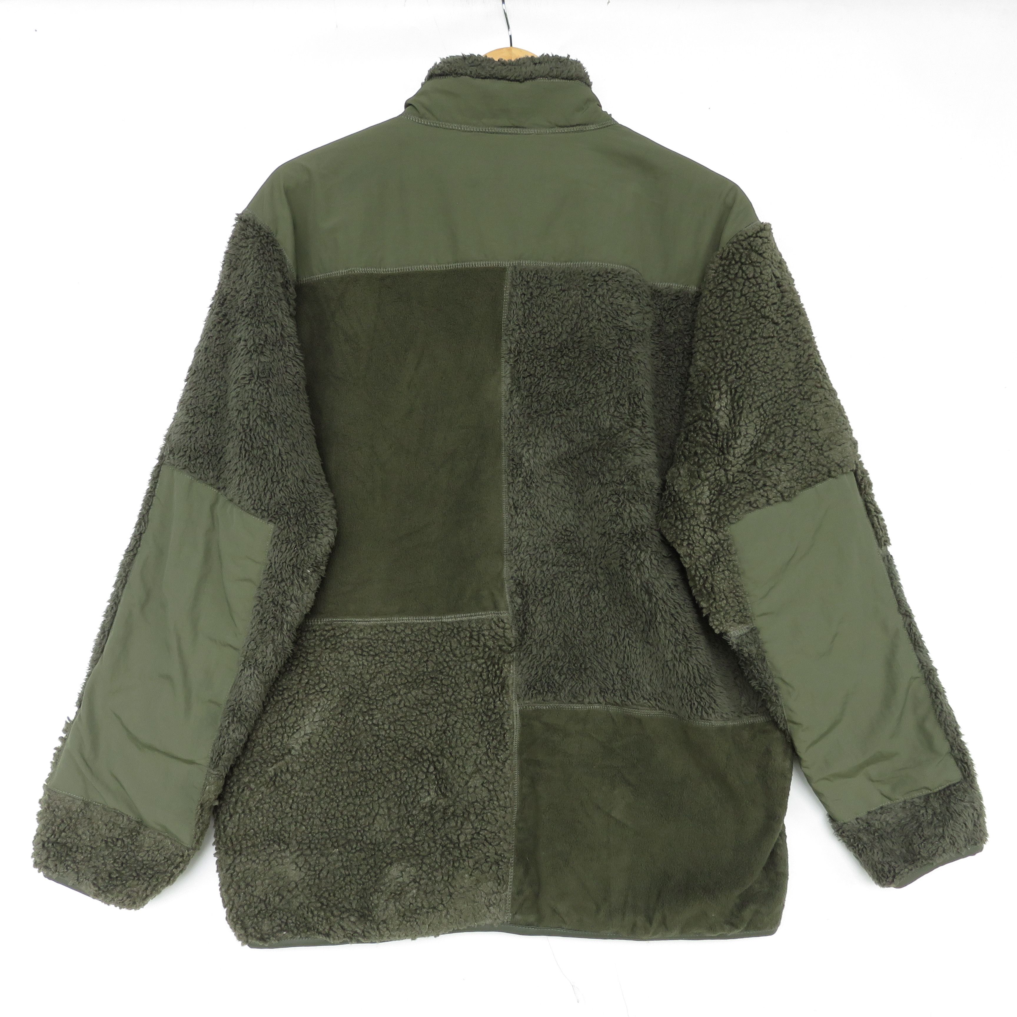 Engineered Garments × Nepenthes Engineered Garments Olive Fleece Sherpa Sweater Size US L / EU 52-54 / 3 - 5 Thumbnail
