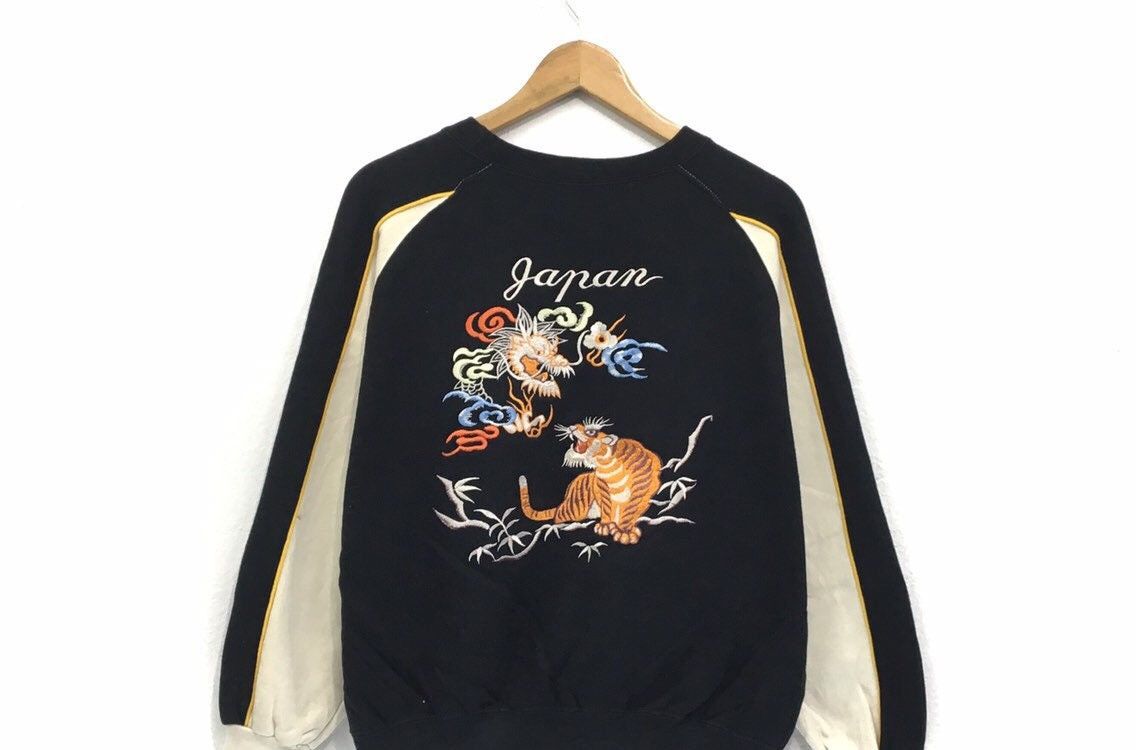 Japanese Brand SUKAJAN Japanese Souvenir Crewneck Sweatshirt Size US XXS / EU 40 - 4 Thumbnail