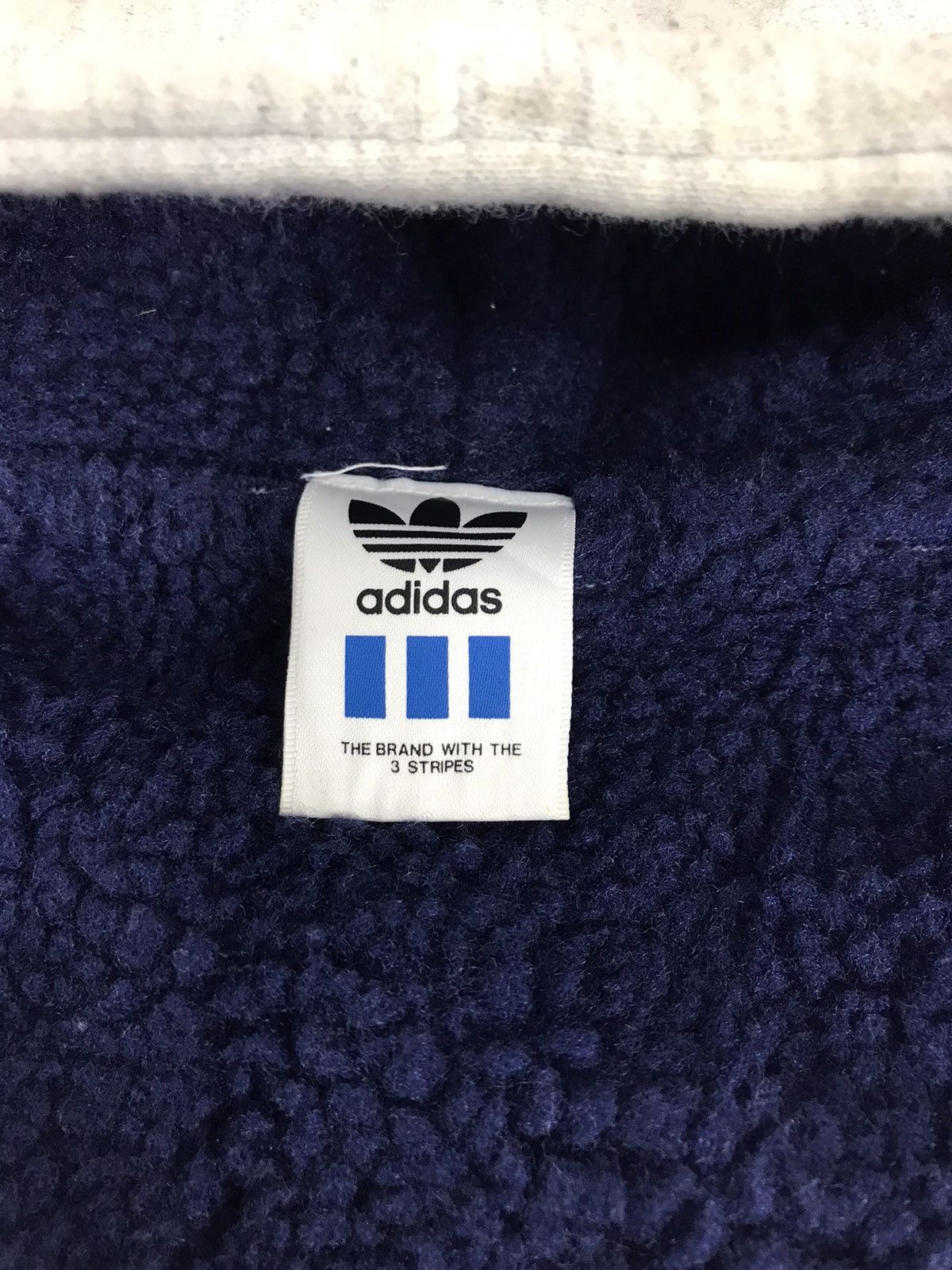 Adidas × Vintage Adidas Trifoil Sweatshirt Hoodie Zipper Style Spell Out Size US L / EU 52-54 / 3 - 4 Thumbnail