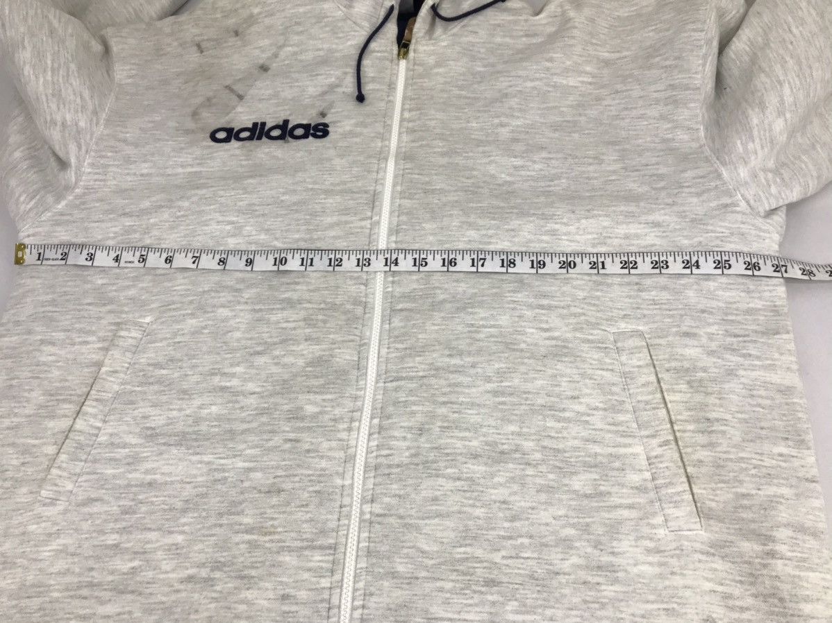 Adidas × Vintage Adidas Trifoil Sweatshirt Hoodie Zipper Style Spell Out Size US L / EU 52-54 / 3 - 9 Thumbnail