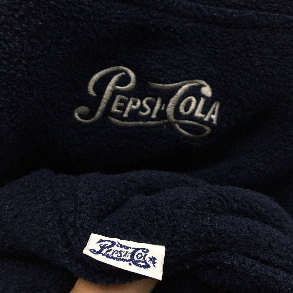 Coca Cola × Pepsi × Vintage Vintage Pepsi Cola Half Zip Fleece Size US L / EU 52-54 / 3 - 9 Thumbnail