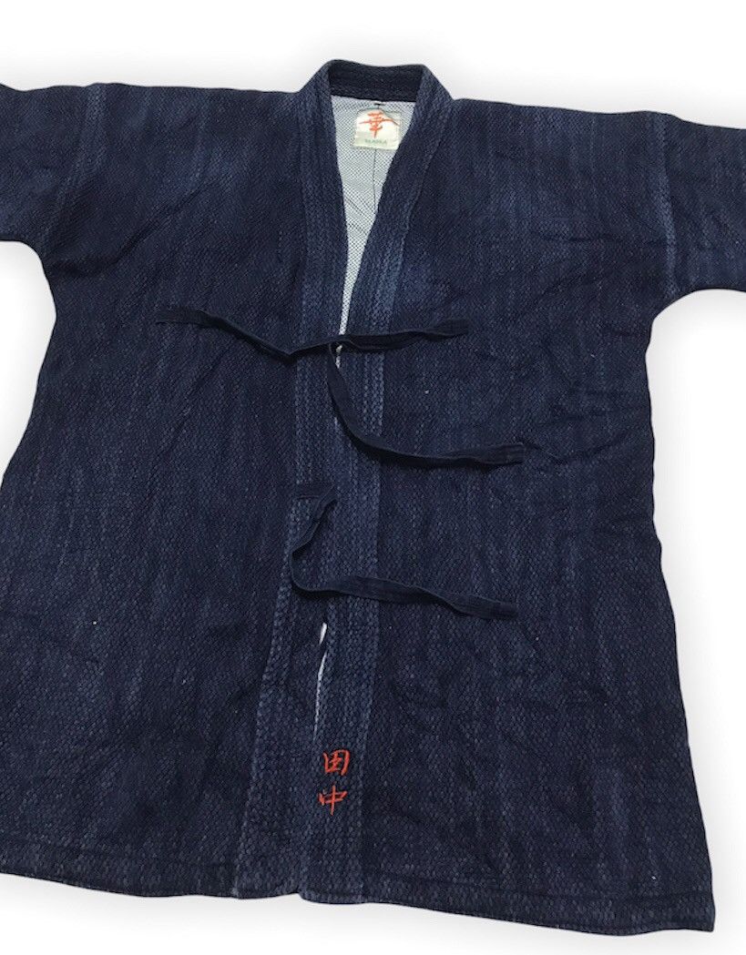 Vintage Vtg 70s kimono indigo Size US M / EU 48-50 / 2 - 3 Thumbnail