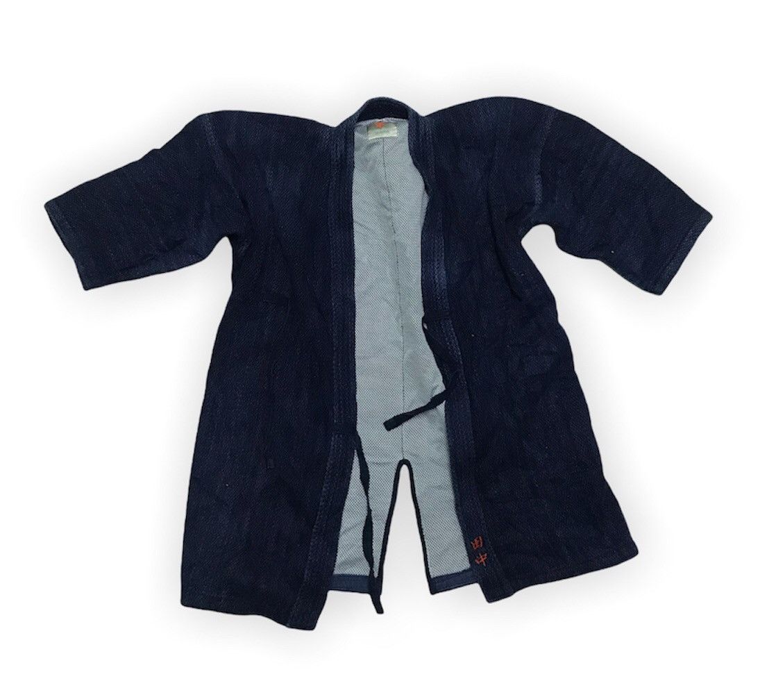 Vintage Vtg 70s kimono indigo Size US M / EU 48-50 / 2 - 2 Thumbnail