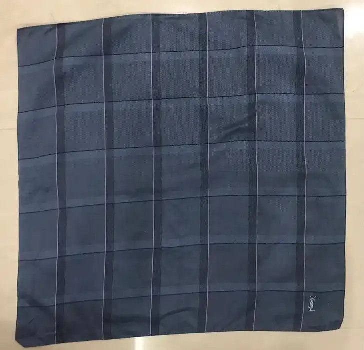 Vintage × Yves Saint Laurent YSL Pocket Square/ Handkerchief/ Neckerchief/ Scarf Size ONE SIZE - 6 Thumbnail