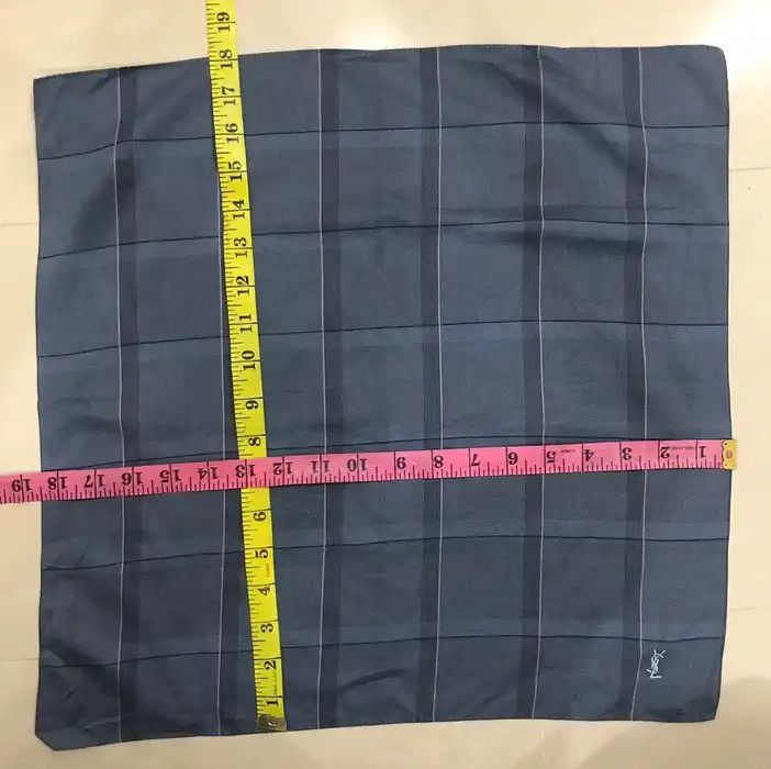Vintage × Yves Saint Laurent YSL Pocket Square/ Handkerchief/ Neckerchief/ Scarf Size ONE SIZE - 7 Thumbnail