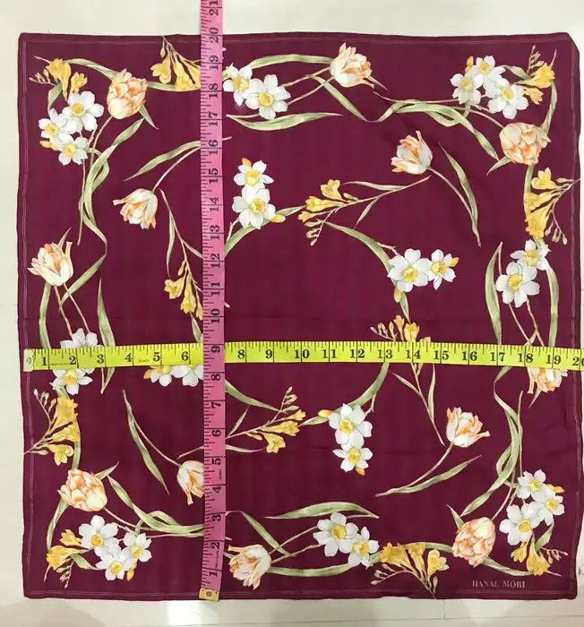 Hanae Mori Hanae Mori Scarf/Handkerchief/Neckerchief/Pocket Square Size ONE SIZE - 6 Thumbnail