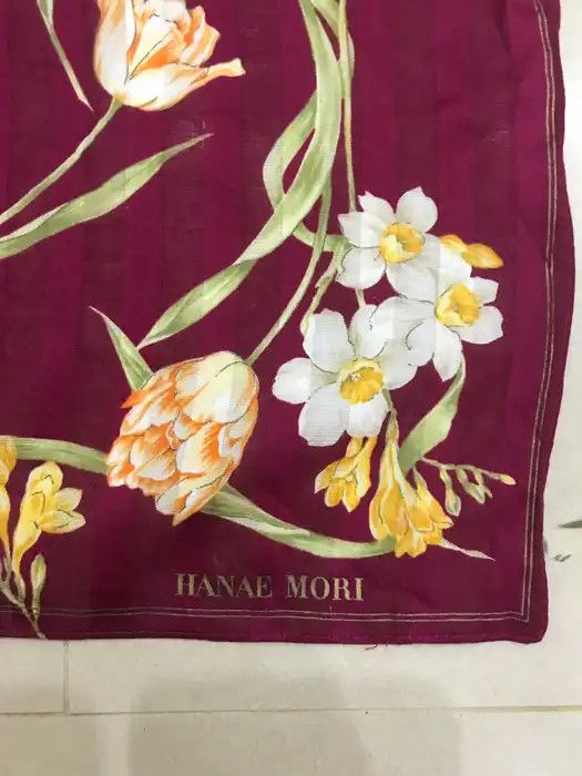 Hanae Mori Hanae Mori Scarf/Handkerchief/Neckerchief/Pocket Square Size ONE SIZE - 7 Thumbnail