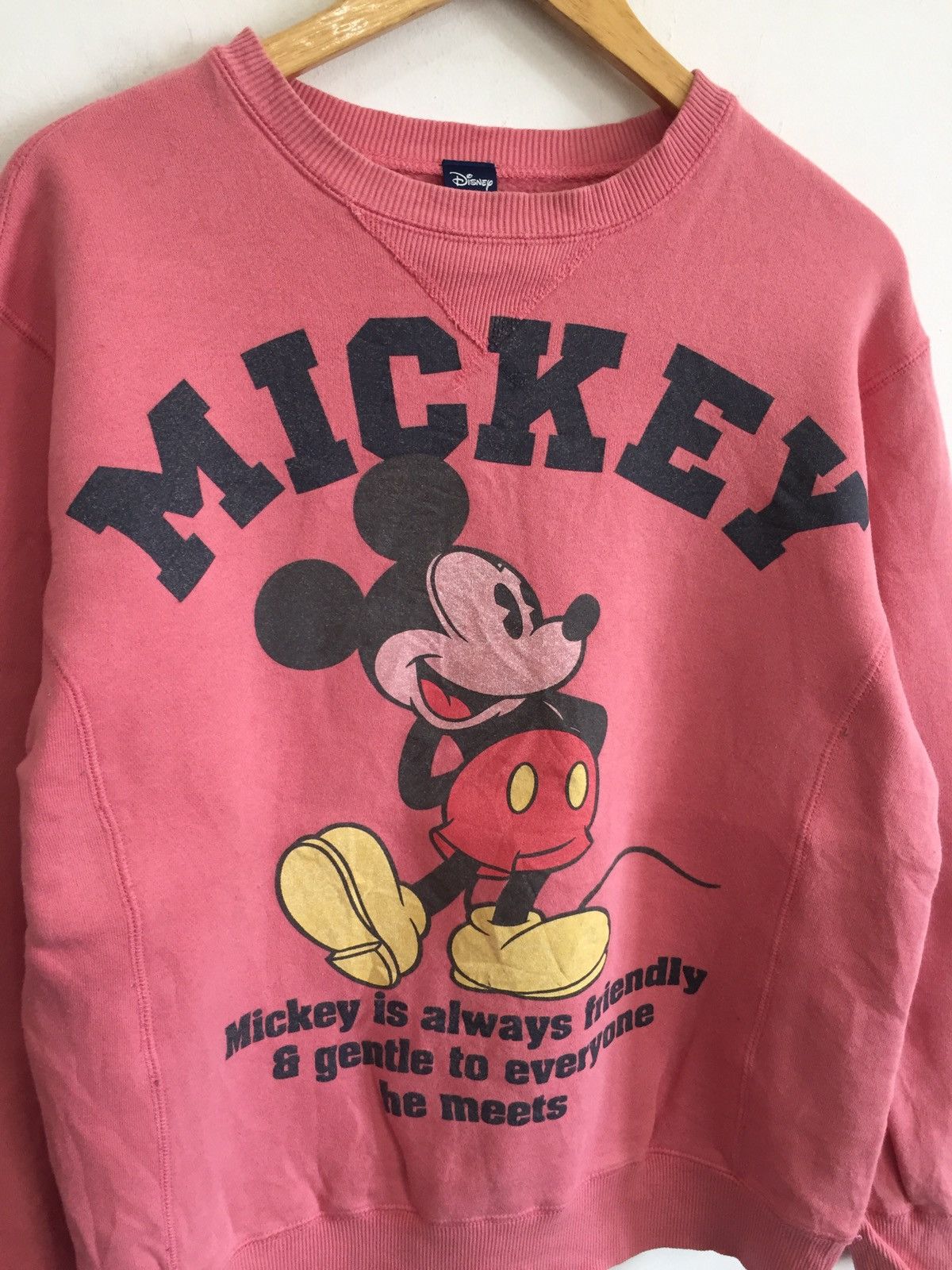 Disney Vintage Disney Mickey Mouse Red Jumper Sweatshirt Size US M / EU 48-50 / 2 - 3 Thumbnail