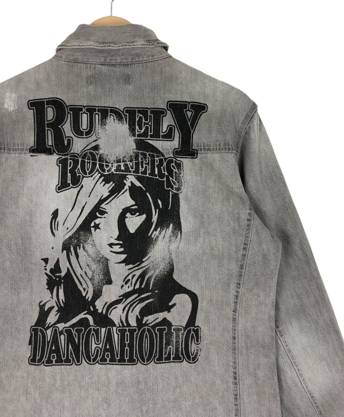 In The Attic In The Attic "Rudely Rockers Dancaholic"Western Denim Shirt Size US L / EU 52-54 / 3 - 6 Thumbnail