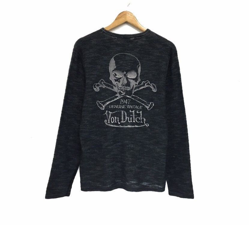 Vintage × Von Dutch Von Dutch Skull Logo Long Sleeve Size US S / EU 44-46 / 1 - 1 Thumbnail