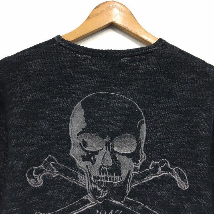 Vintage × Von Dutch Von Dutch Skull Logo Long Sleeve Size US S / EU 44-46 / 1 - 7 Thumbnail
