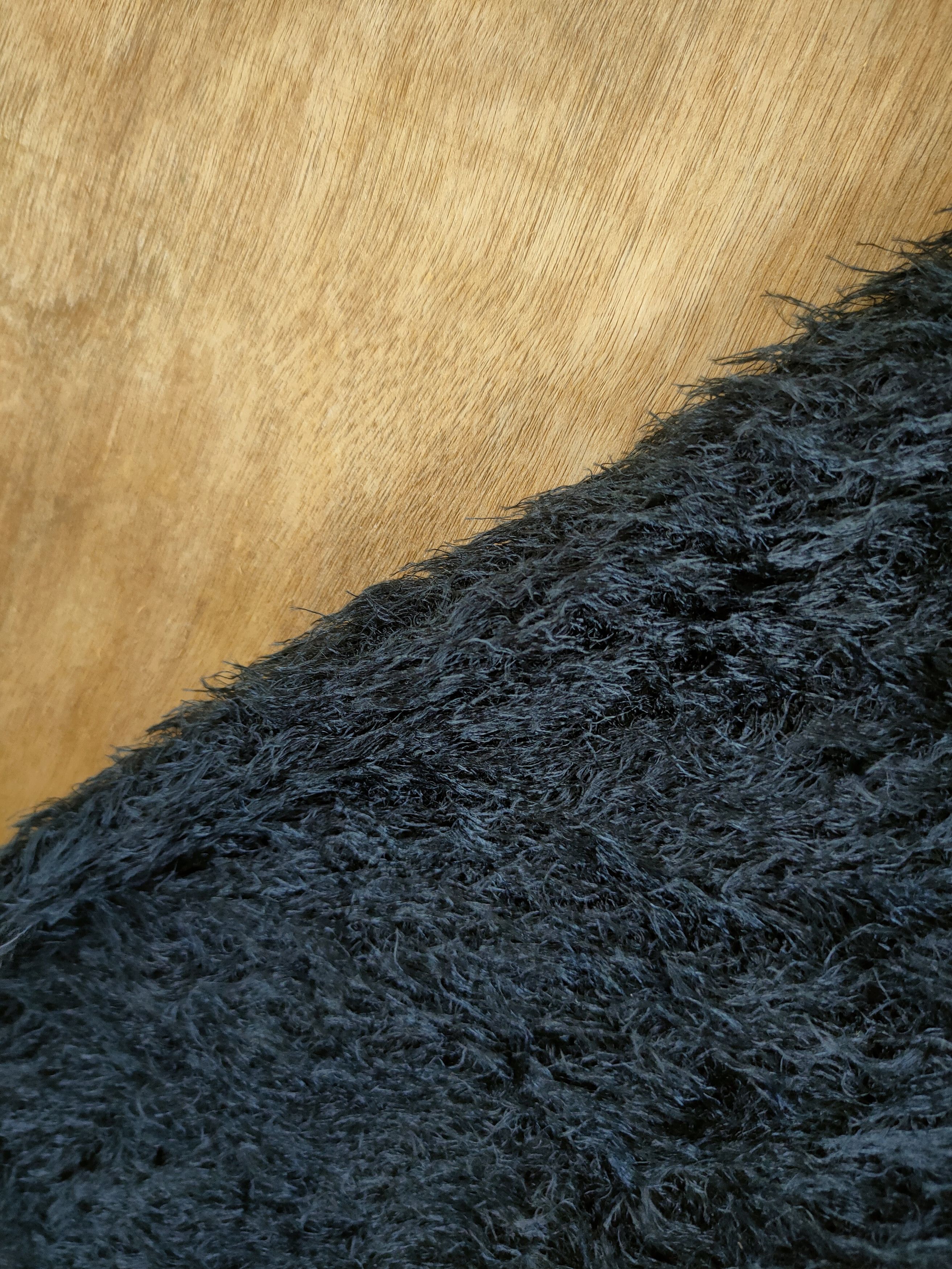 Aran Isles Knitwear DL Nice Claup Black shag shaggy mohair fur knitwear #46-932 Size US M / EU 48-50 / 2 - 13 Thumbnail