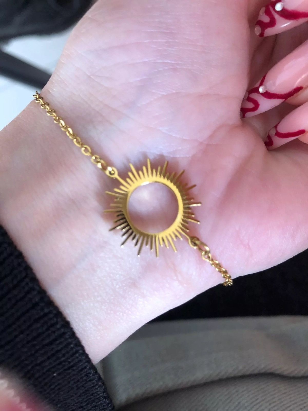 Jewelry Bohemian Circle Hollow Out Round Fashion Chain Charm Bracele Size ONE SIZE - 4 Thumbnail