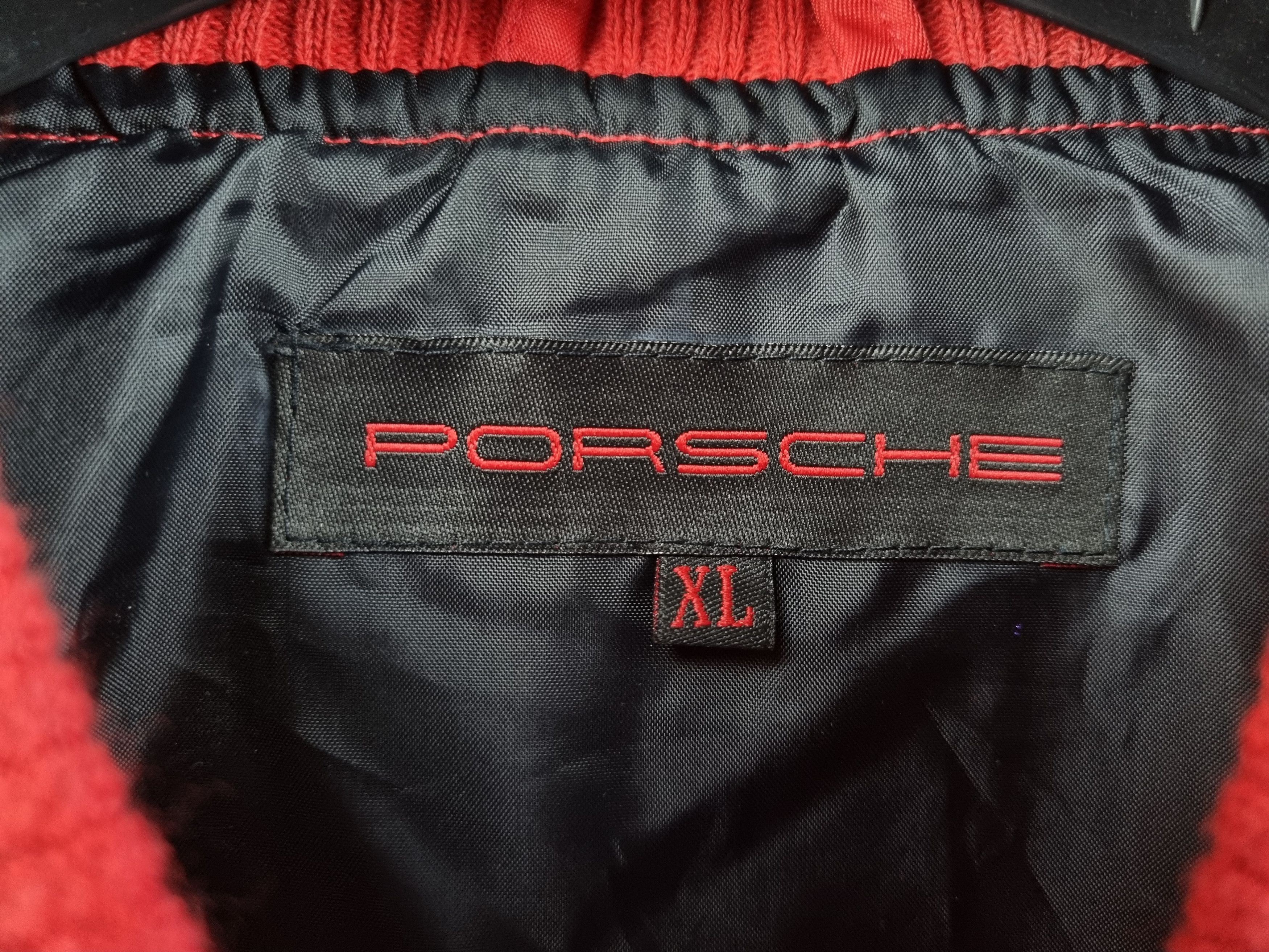 Formula 1 Vintage 90s Porsche Monogram Big Logo Nylon Bomber Jacket Size US XL / EU 56 / 4 - 5 Thumbnail