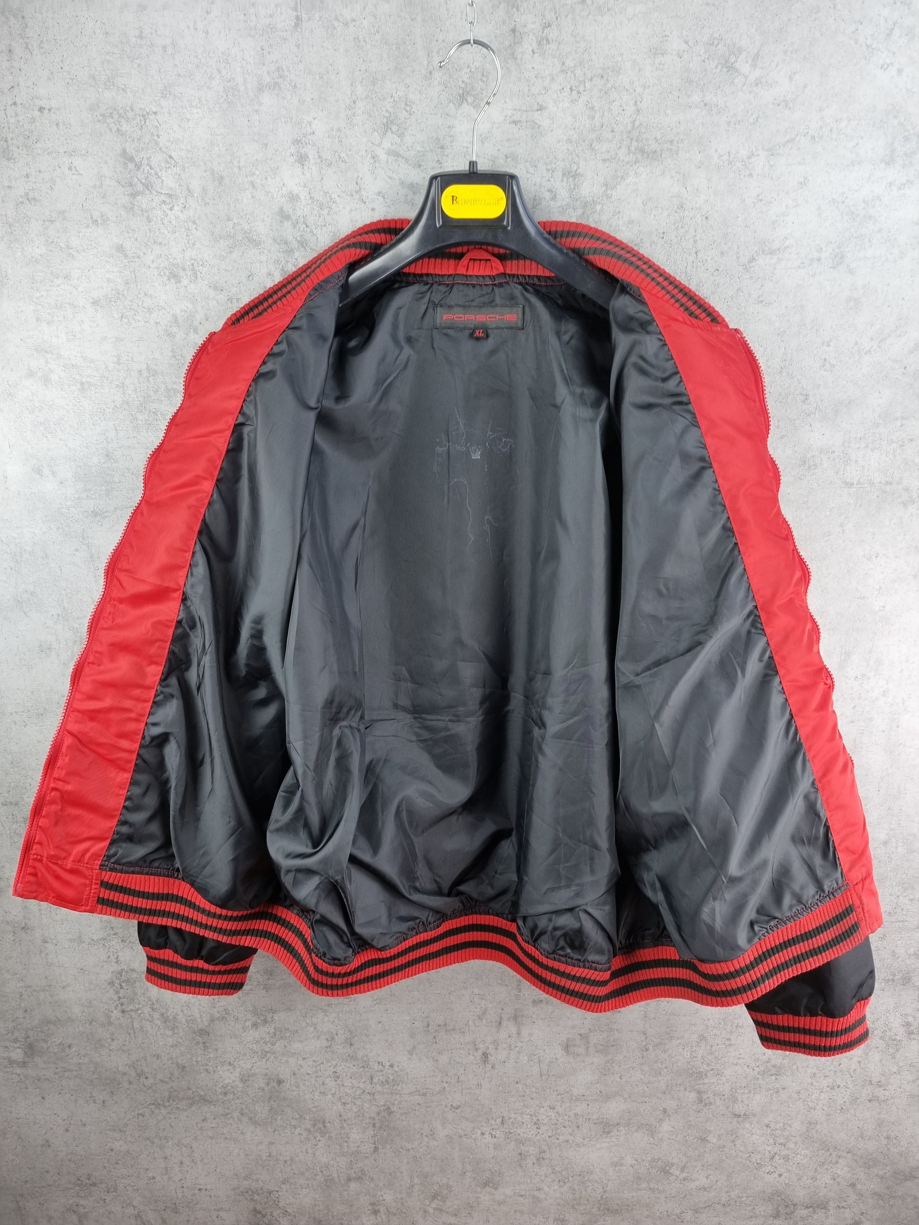 Formula 1 Vintage 90s Porsche Monogram Big Logo Nylon Bomber Jacket Size US XL / EU 56 / 4 - 11 Thumbnail