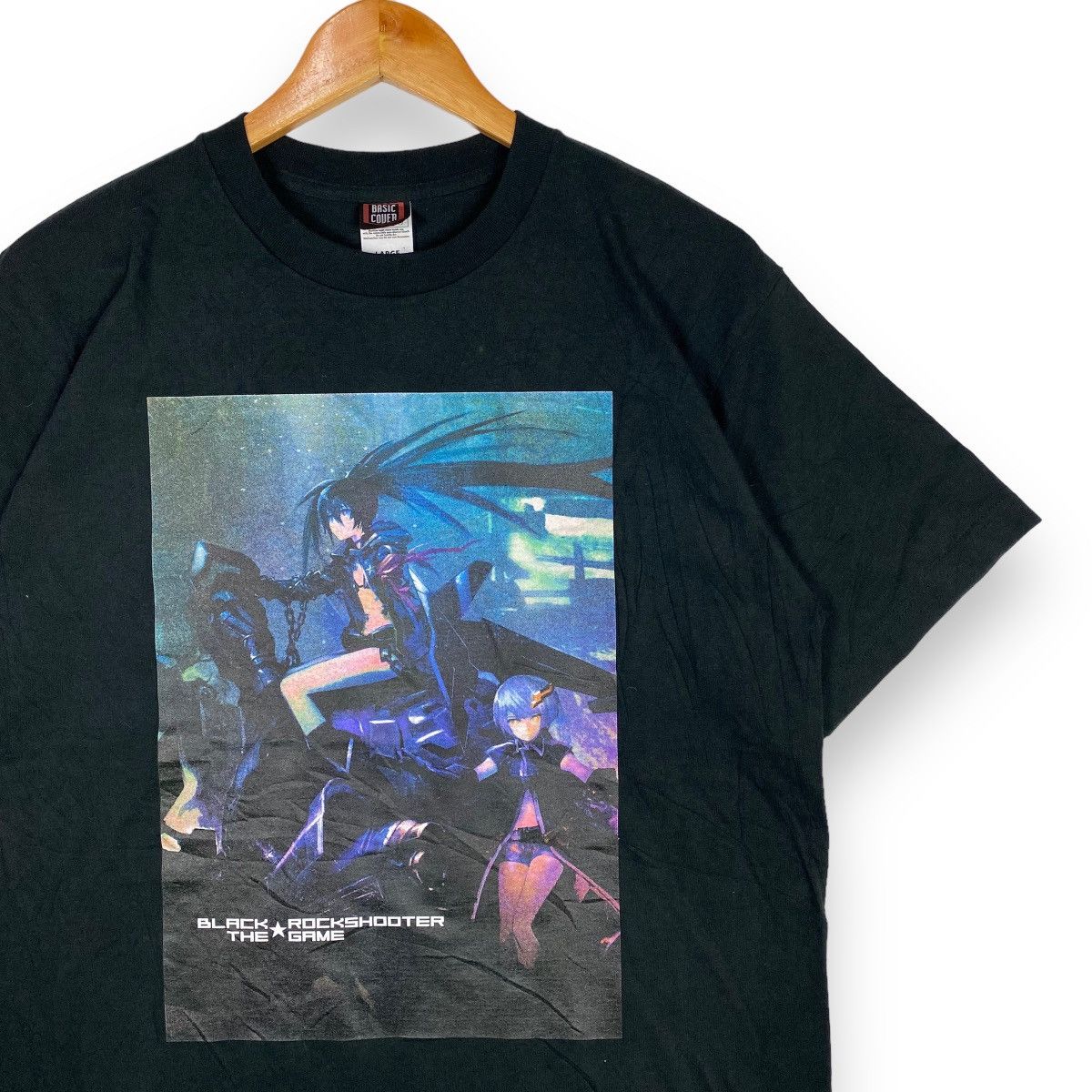Anime × Japanese Brand Vintage BLACK ROCK SHOOTER The Game Anime Game Graphic Tee Size US L / EU 52-54 / 3 - 2 Thumbnail