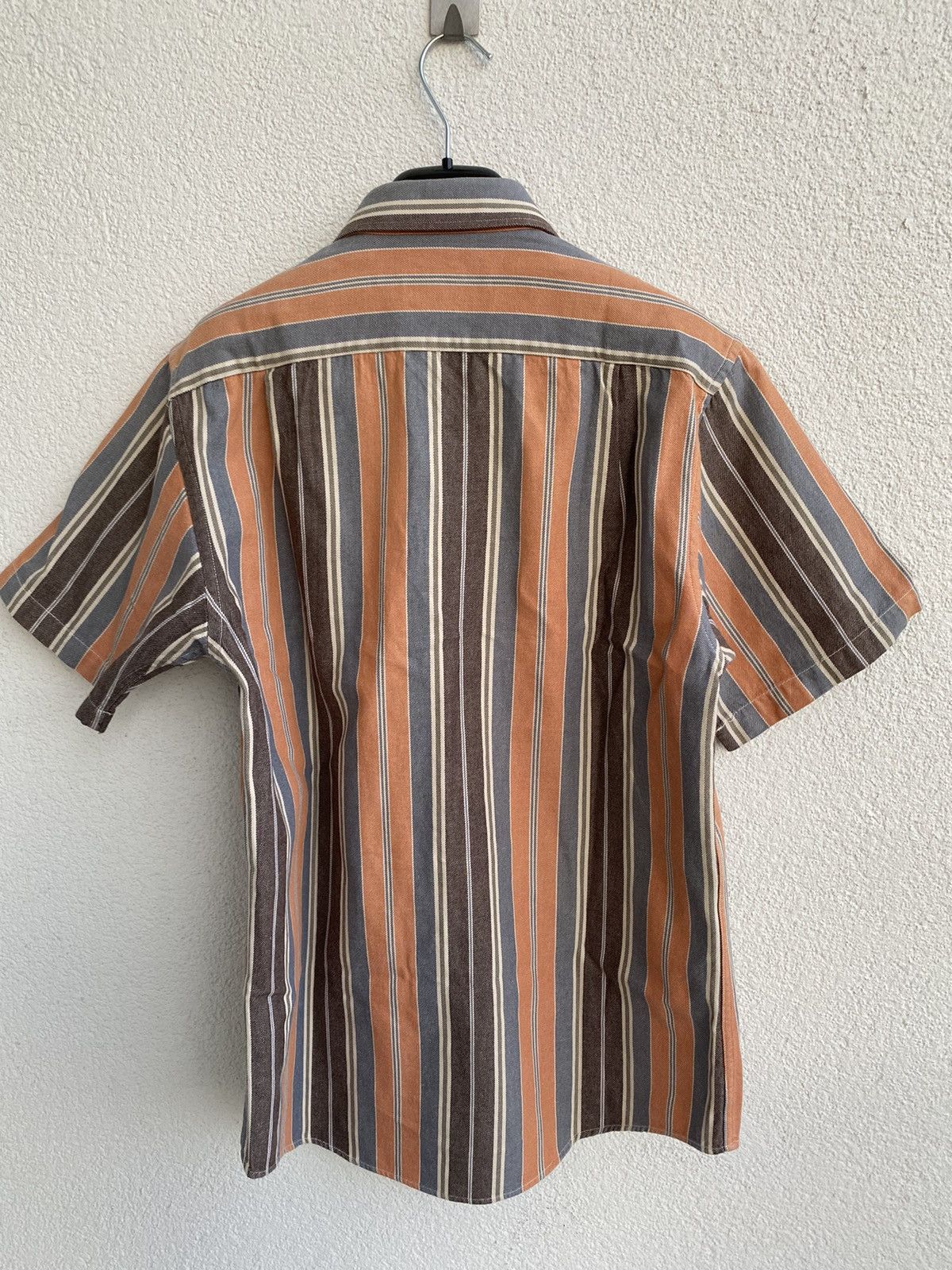 Yves Saint Laurent 90s YSL Shirt Rare Short Sleeve Button Up Collar Vintage y2k Size US L / EU 52-54 / 3 - 11 Thumbnail
