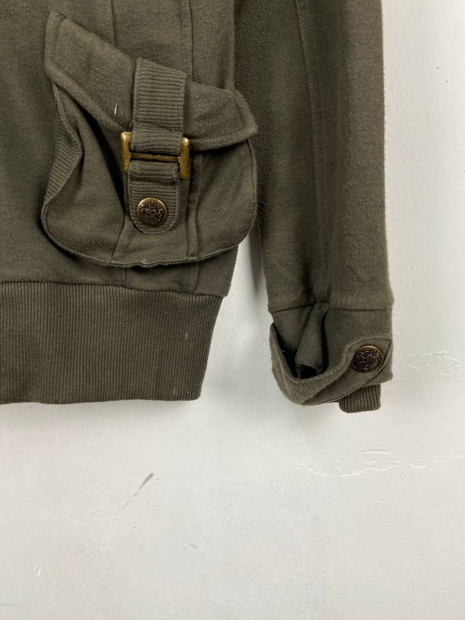 If Six Was Nine Vintage Suzutan Tactical Hoodie Jacket Olive Green Size M / US 6-8 / IT 42-44 - 6 Thumbnail