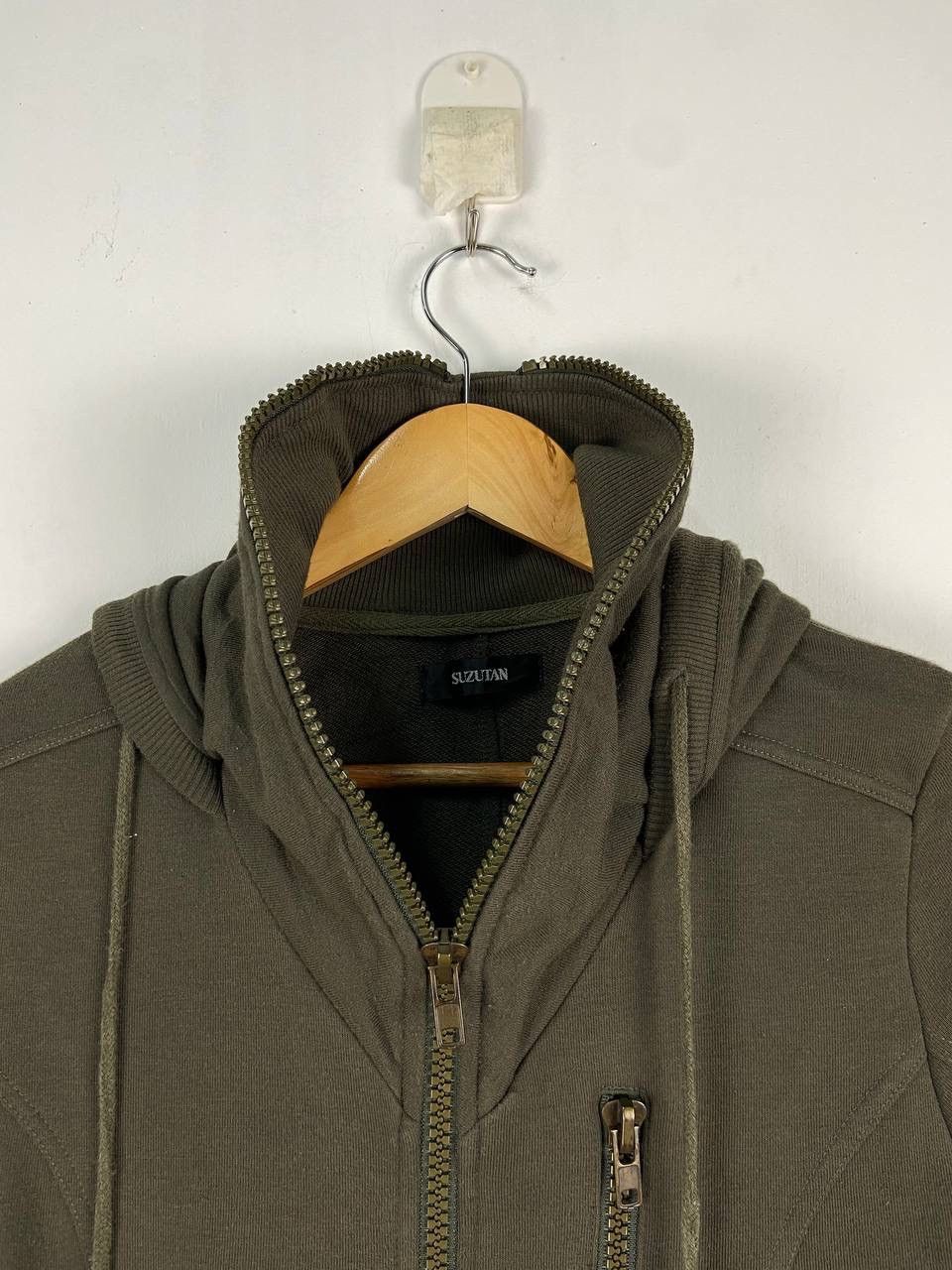 If Six Was Nine Vintage Suzutan Tactical Hoodie Jacket Olive Green Size M / US 6-8 / IT 42-44 - 4 Thumbnail