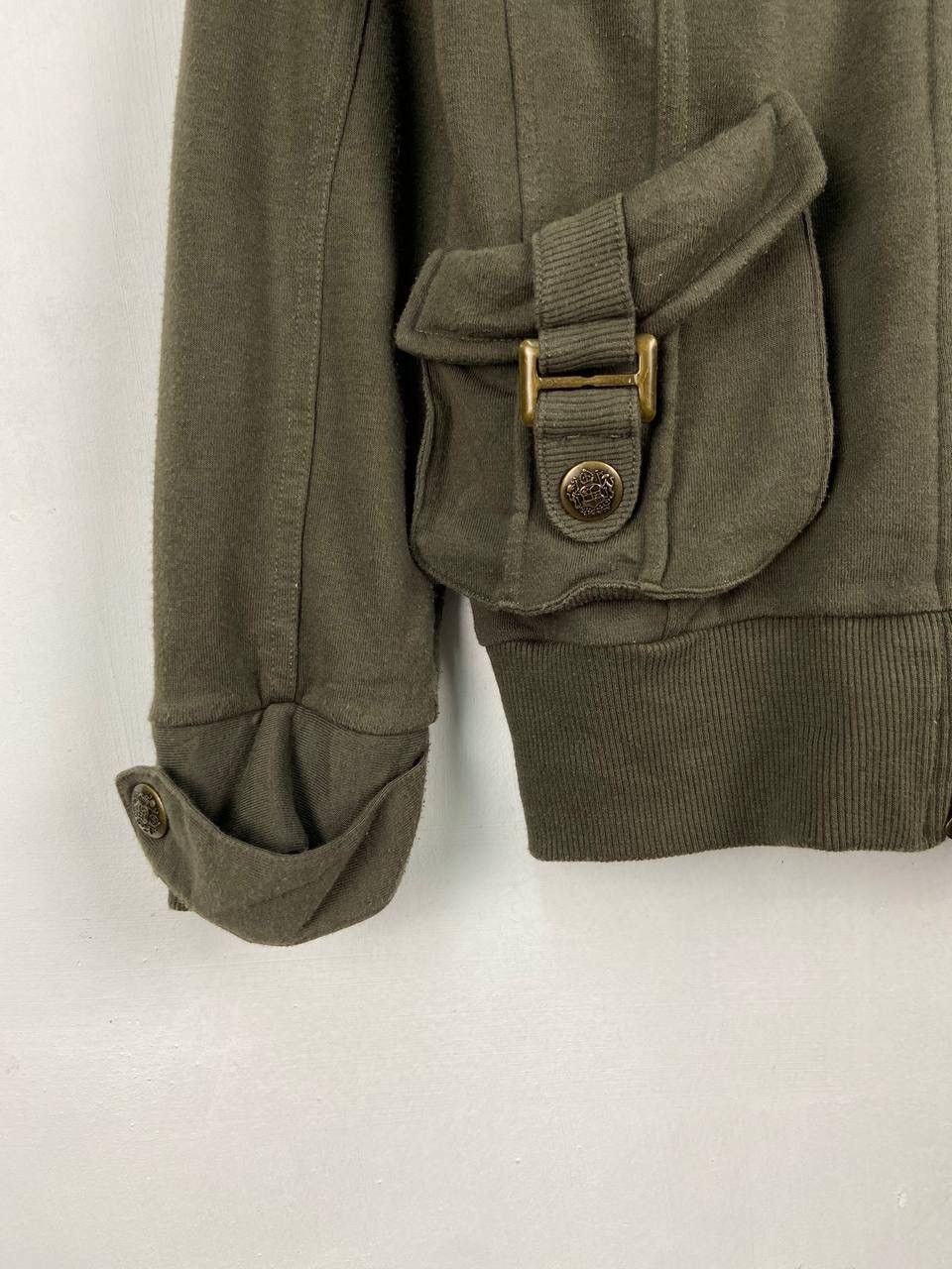 If Six Was Nine Vintage Suzutan Tactical Hoodie Jacket Olive Green Size M / US 6-8 / IT 42-44 - 5 Thumbnail