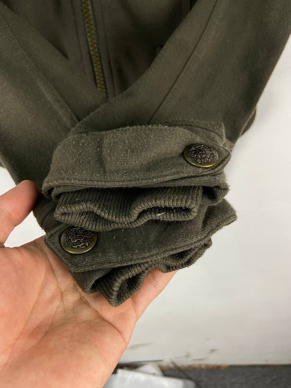 If Six Was Nine Vintage Suzutan Tactical Hoodie Jacket Olive Green Size M / US 6-8 / IT 42-44 - 9 Thumbnail