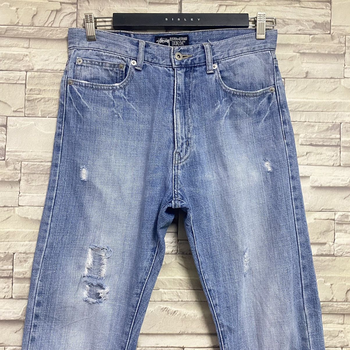 Stussy vintage Stussy Denim Distressed Jeans Size US 30 / EU 46 - 4 Thumbnail