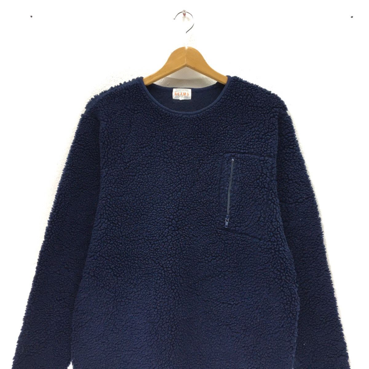 Beams Plus × Japanese Brand BEAMS Japanese Brands Plain Fleece Sweatshirt Size S / US 4 / IT 40 - 3 Thumbnail