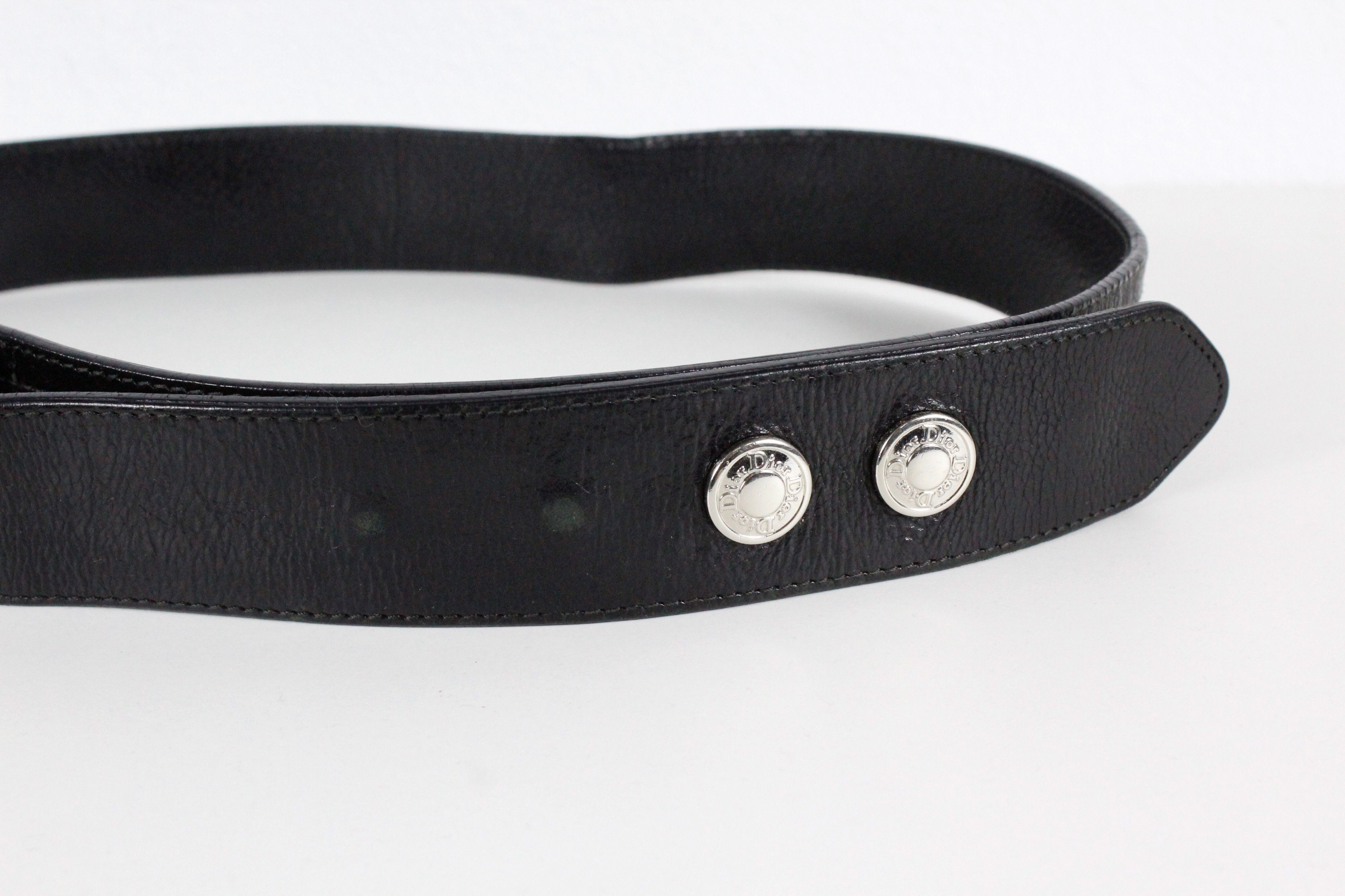 Christian Dior Monsieur × Dior Archive Christian Dior "D" Buckle Logo Leather Belt Size ONE SIZE - 4 Thumbnail