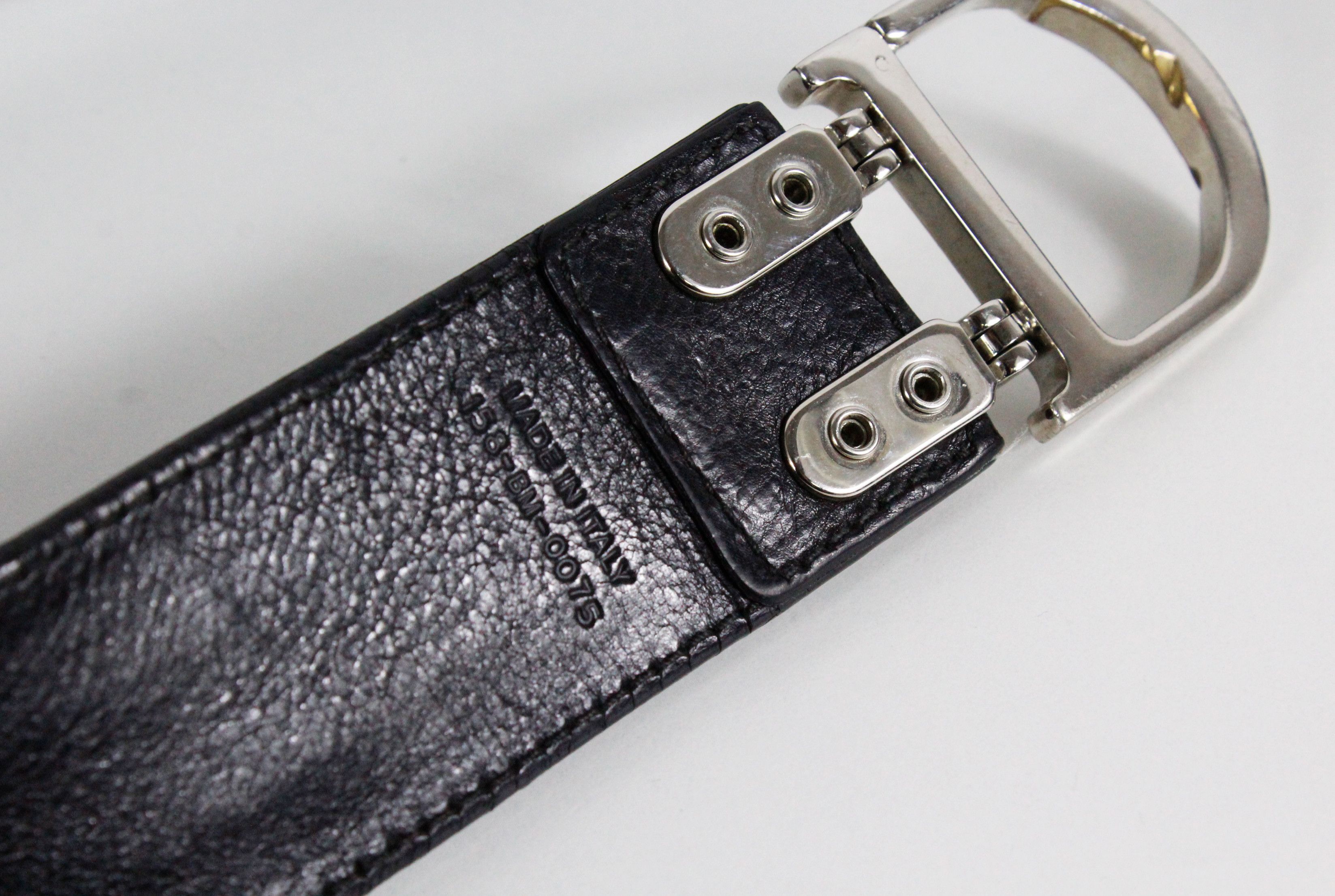 Christian Dior Monsieur × Dior Archive Christian Dior "D" Buckle Logo Leather Belt Size ONE SIZE - 10 Thumbnail