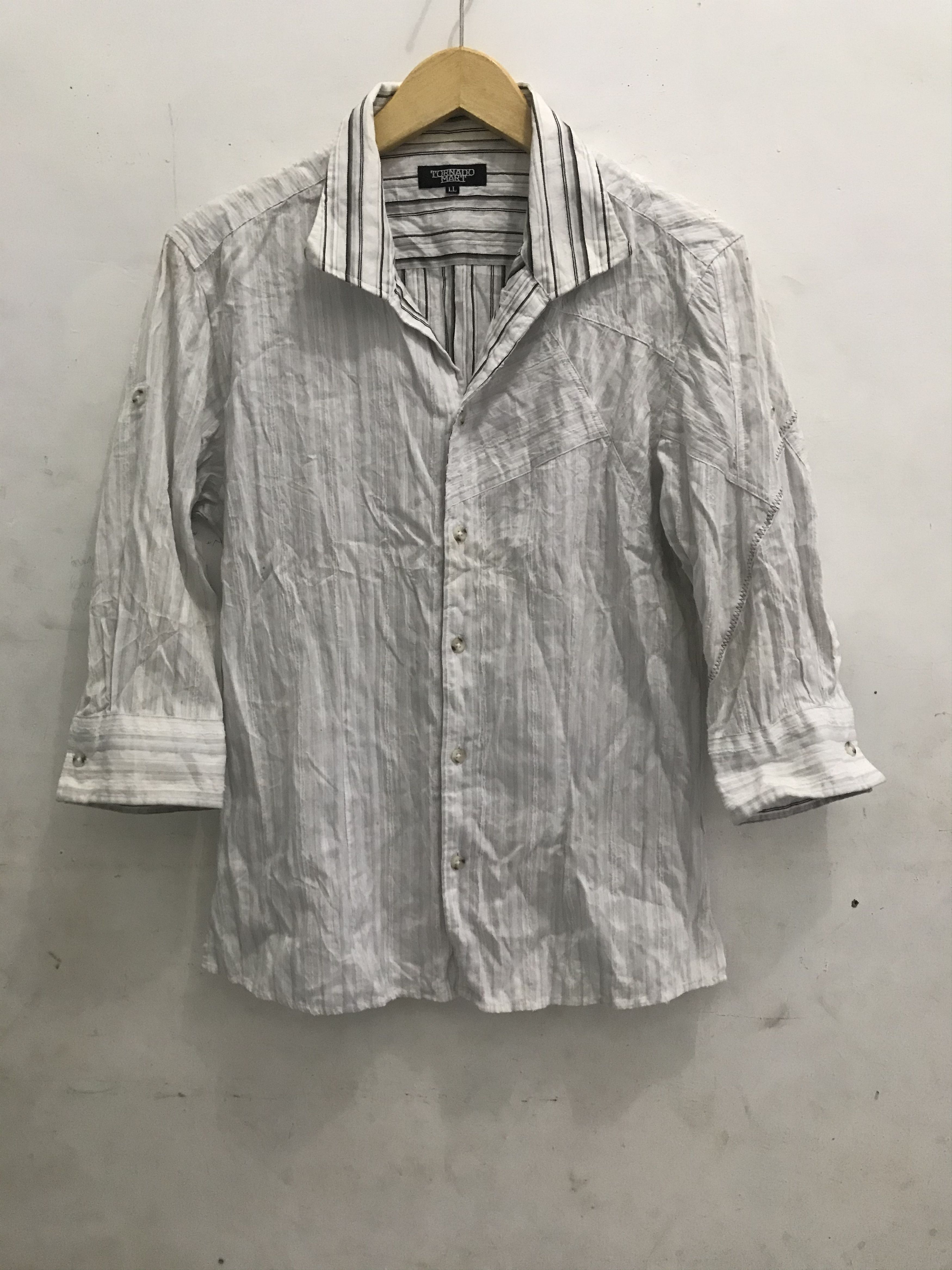Tornado Mart Tornado Mart Japan Shirts Vintage Size US L / EU 52-54 / 3 - 1 Thumbnail