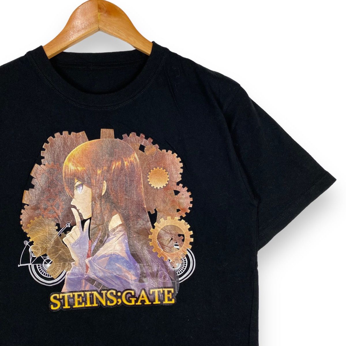 Anime × Japanese Brand STEINS GATE ANIME MANGA PROMO TEE Size US S / EU 44-46 / 1 - 2 Thumbnail