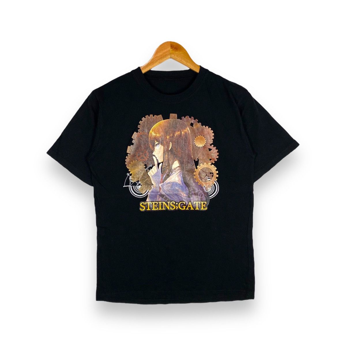 Anime × Japanese Brand STEINS GATE ANIME MANGA PROMO TEE Size US S / EU 44-46 / 1 - 1 Thumbnail