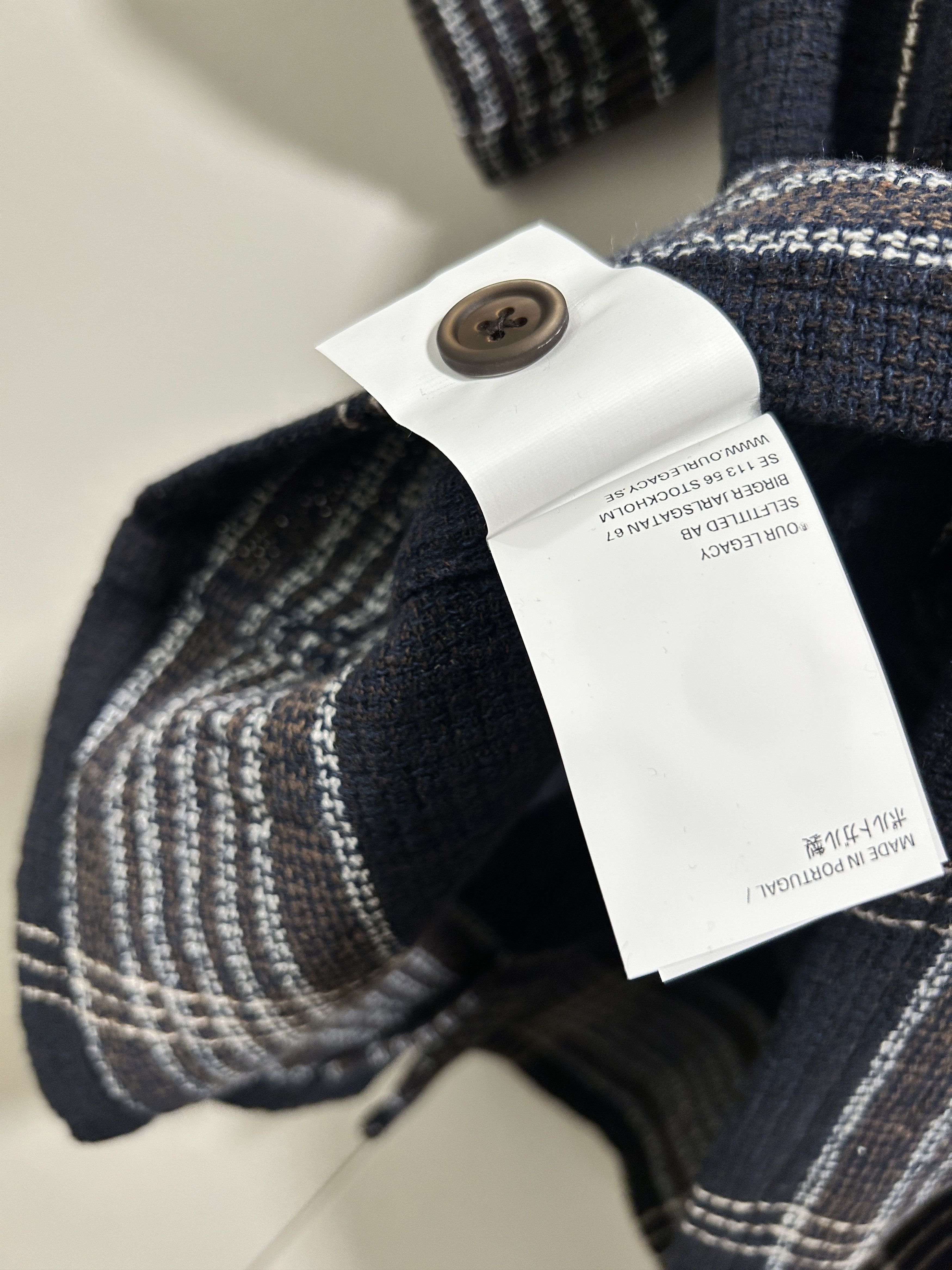 Our Legacy Our legacy ELDER SHIRT Navy Summer Plain size IT 46 Size US S / EU 44-46 / 1 - 6 Thumbnail