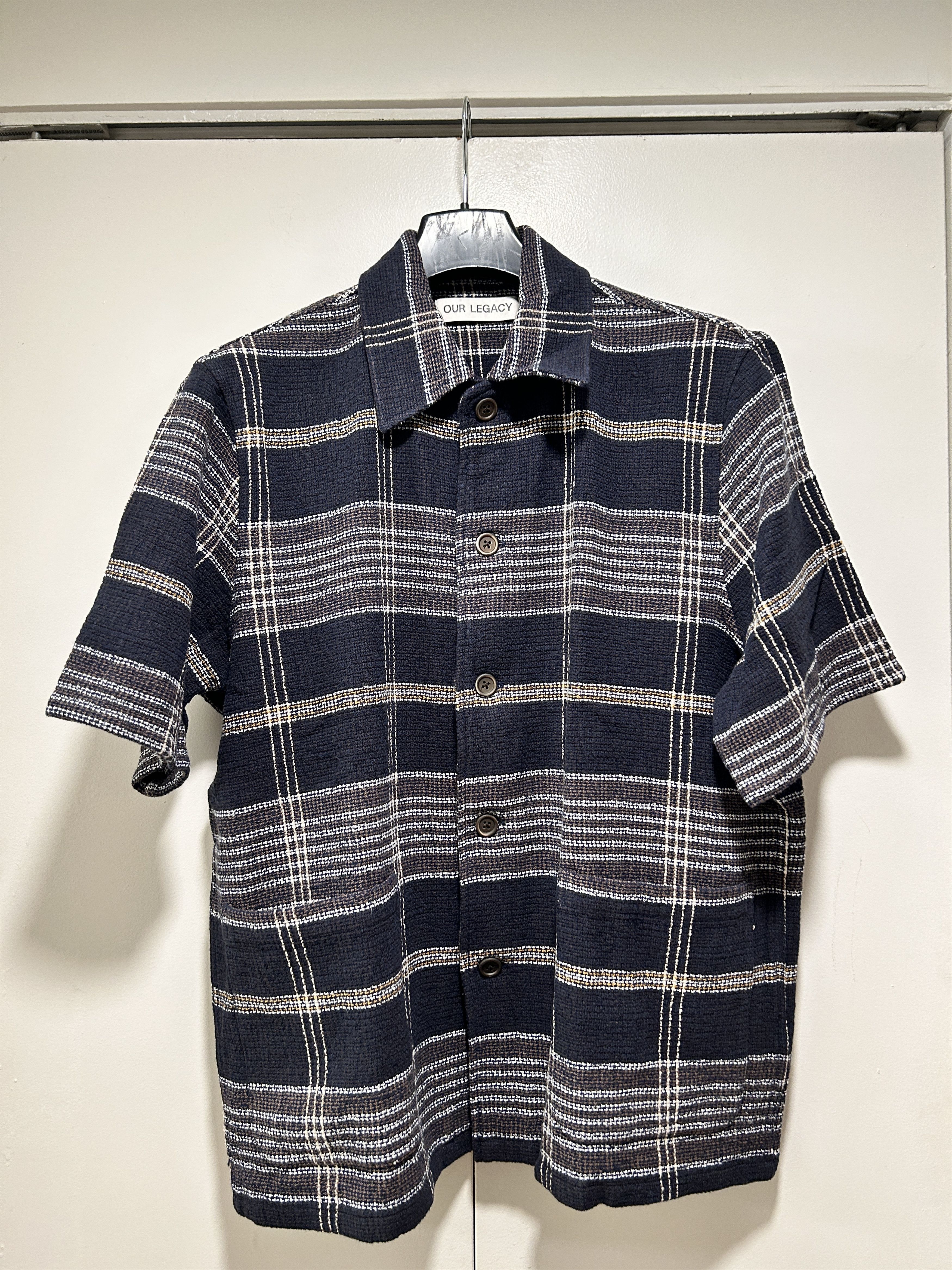 Our Legacy Our legacy ELDER SHIRT Navy Summer Plain size IT 46 Size US S / EU 44-46 / 1 - 1 Thumbnail