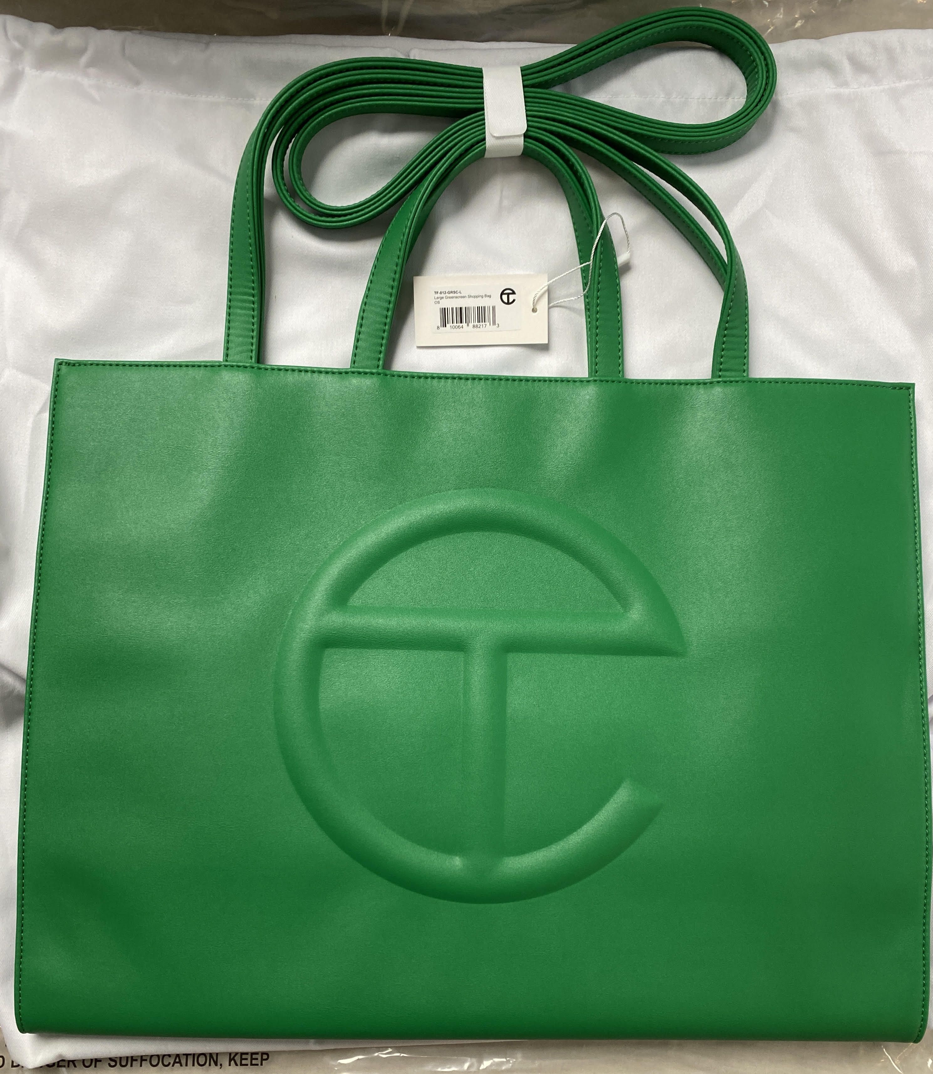 Women Medium TF deals Dark Oliver Green Shopping Bag