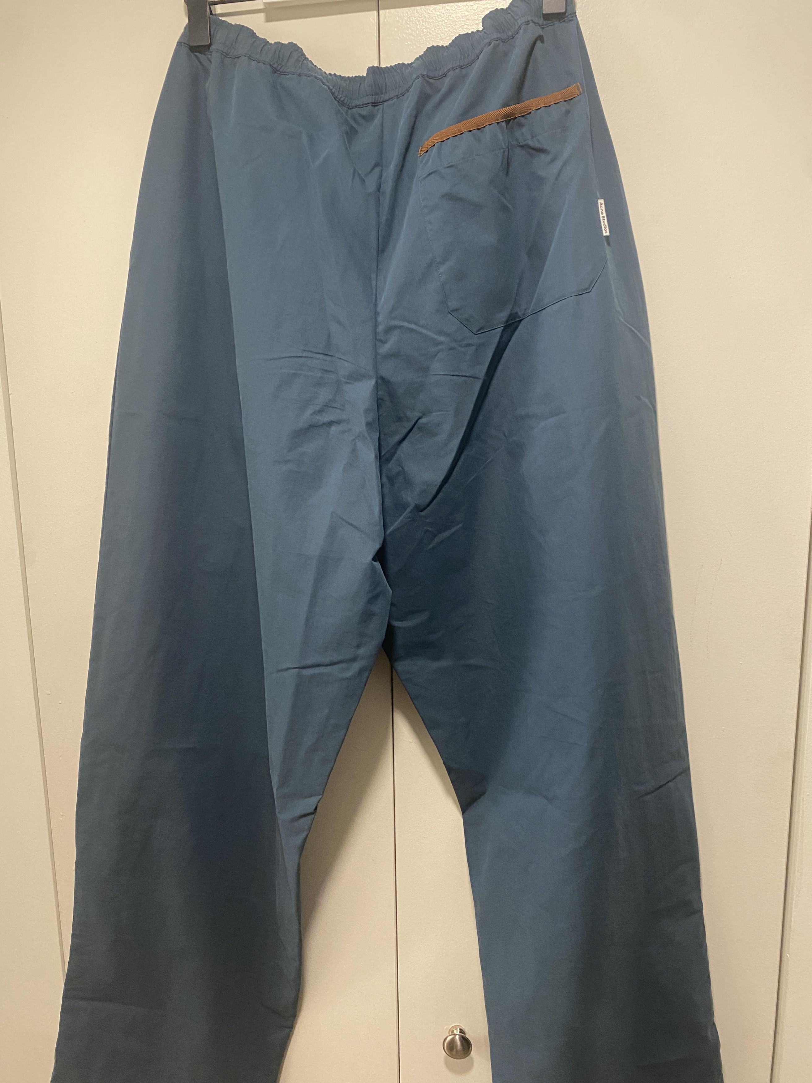 Acne Studios acne studio zip trim track pants blue Size US 36 / EU 52 - 2 Thumbnail